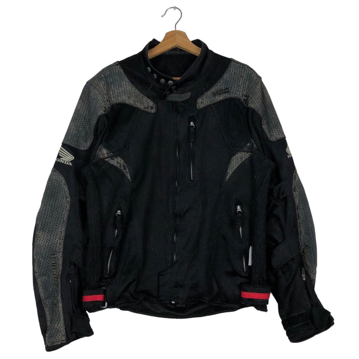 Japanese Brand 🔥Vintage Honda Racing Biker Jacket Big Logo Safety Racer Size US L / EU 52-54 / 3 - 1 Thumbnail