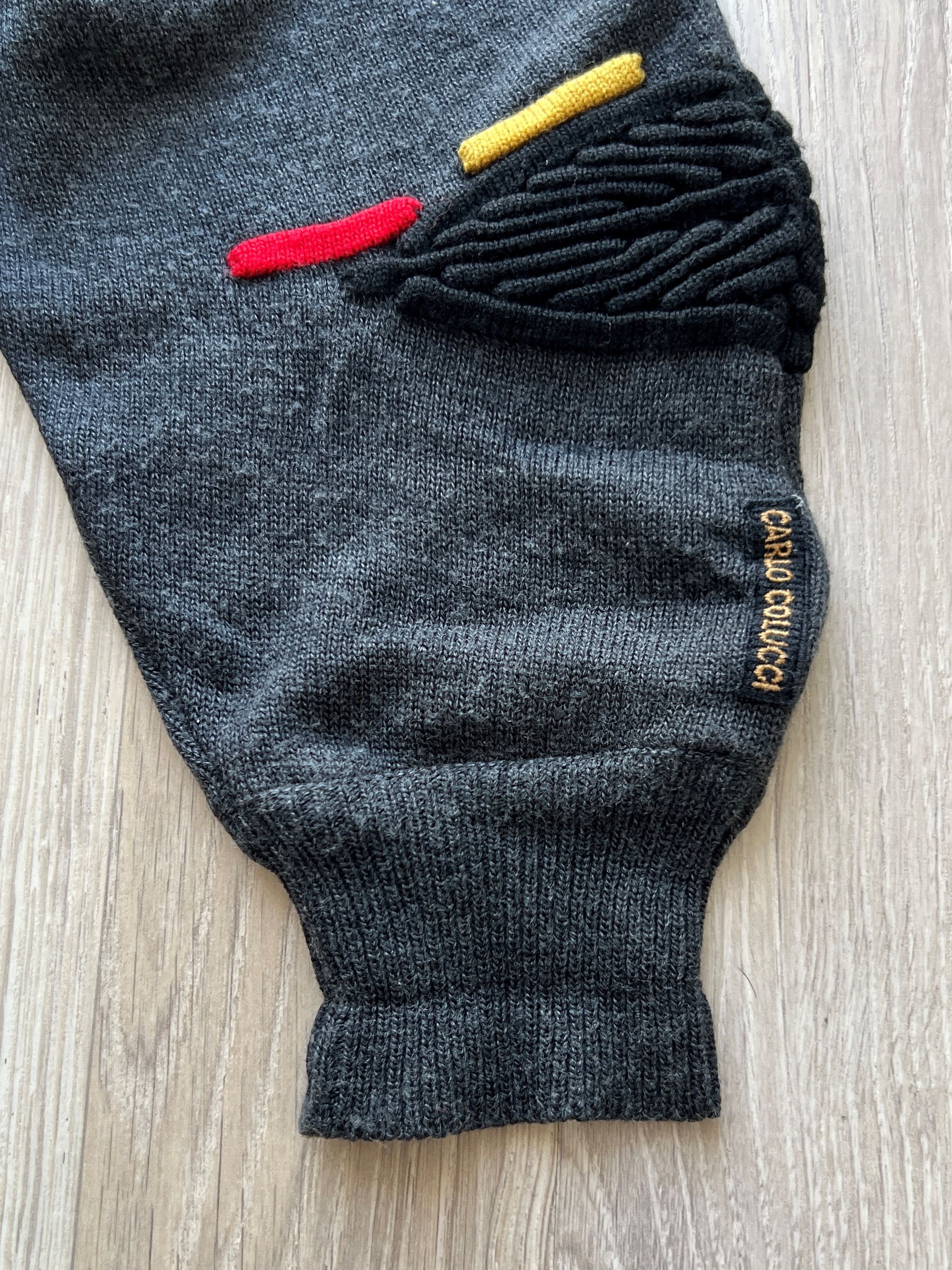 Carlo Colucci VINTAGE CARLO COLUCCI WOOL V-NECK SWEATER Size US L / EU 52-54 / 3 - 11 Thumbnail