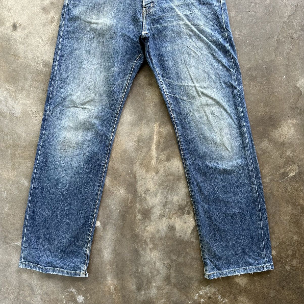 Japanese Brand × Jean × Vintage Vintage Japanese Distressed Faded Denim Jean Pant W31 Size US 31 - 2 Thumbnail