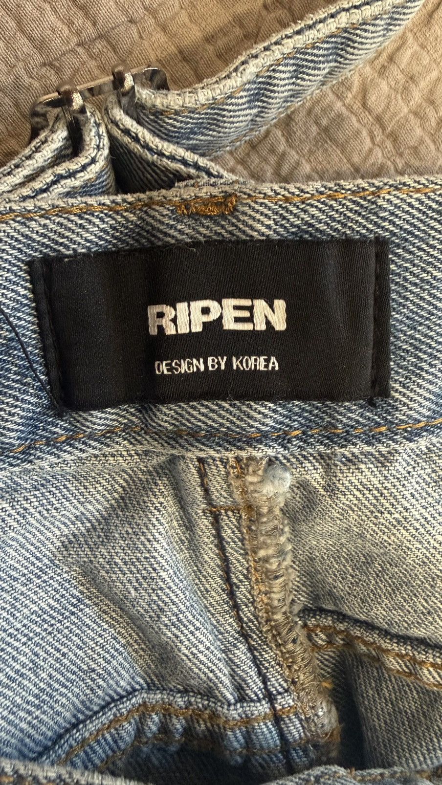 Other “RIPEN” - Korea Brand Baggy Jeans Size US 32 / EU 48 - 5 Thumbnail