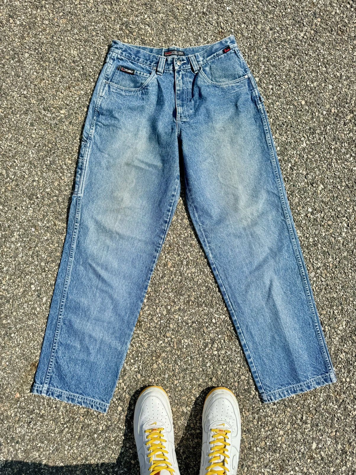 Fubu × Vintage 1990’s Vintage FUBU Baggy Y2K Hip Hop Denim Jeans Size US 34 / EU 50 - 5 Thumbnail