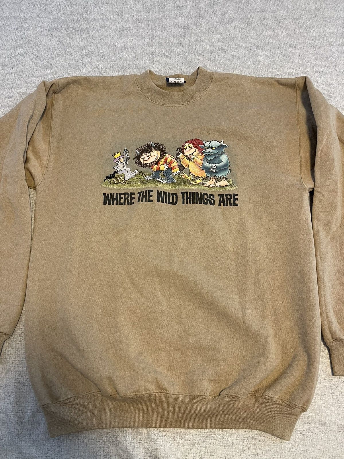 image of Where The Wild Things Are Size Medium Brown Promo Vintage, Men's