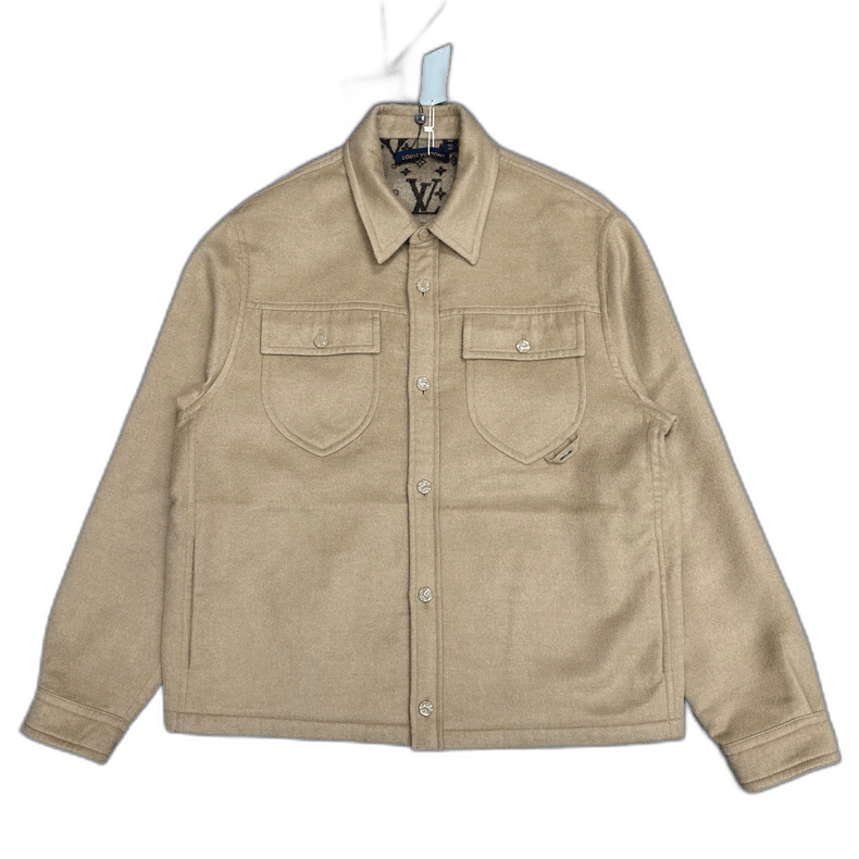 Louis Vuitton Louis Vuitton Khaki Wool Jacket Limited Edition Size US XXL / EU 58 / 5 - 1 Thumbnail