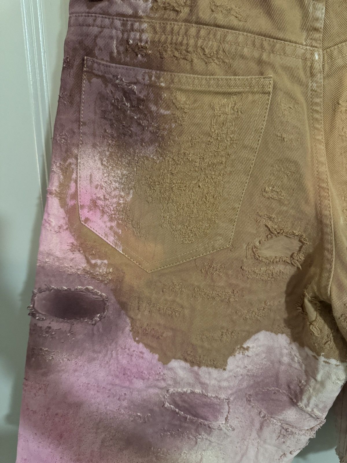 Givenchy Givenchy dyed boro shorts Size US 33 - 8 Thumbnail