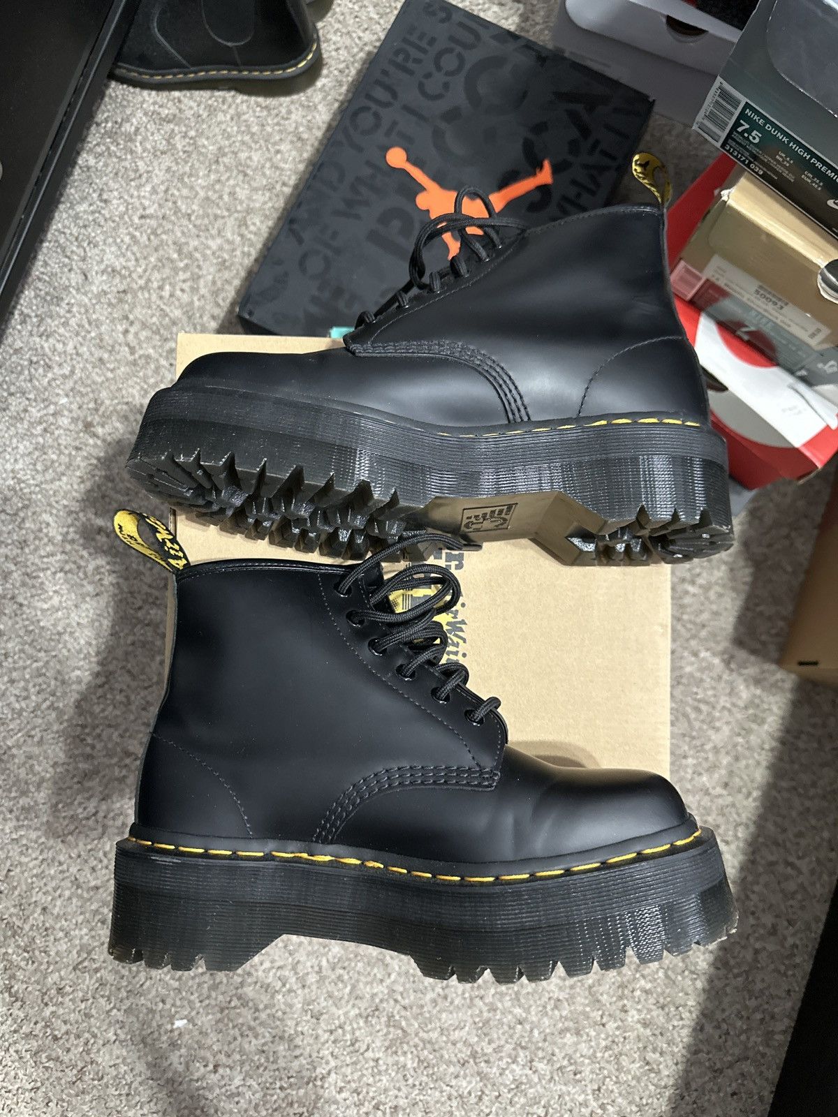 Dr. Martens Vegan 2976 Platform Boots Size US 7 / EU 40 - 2 Thumbnail