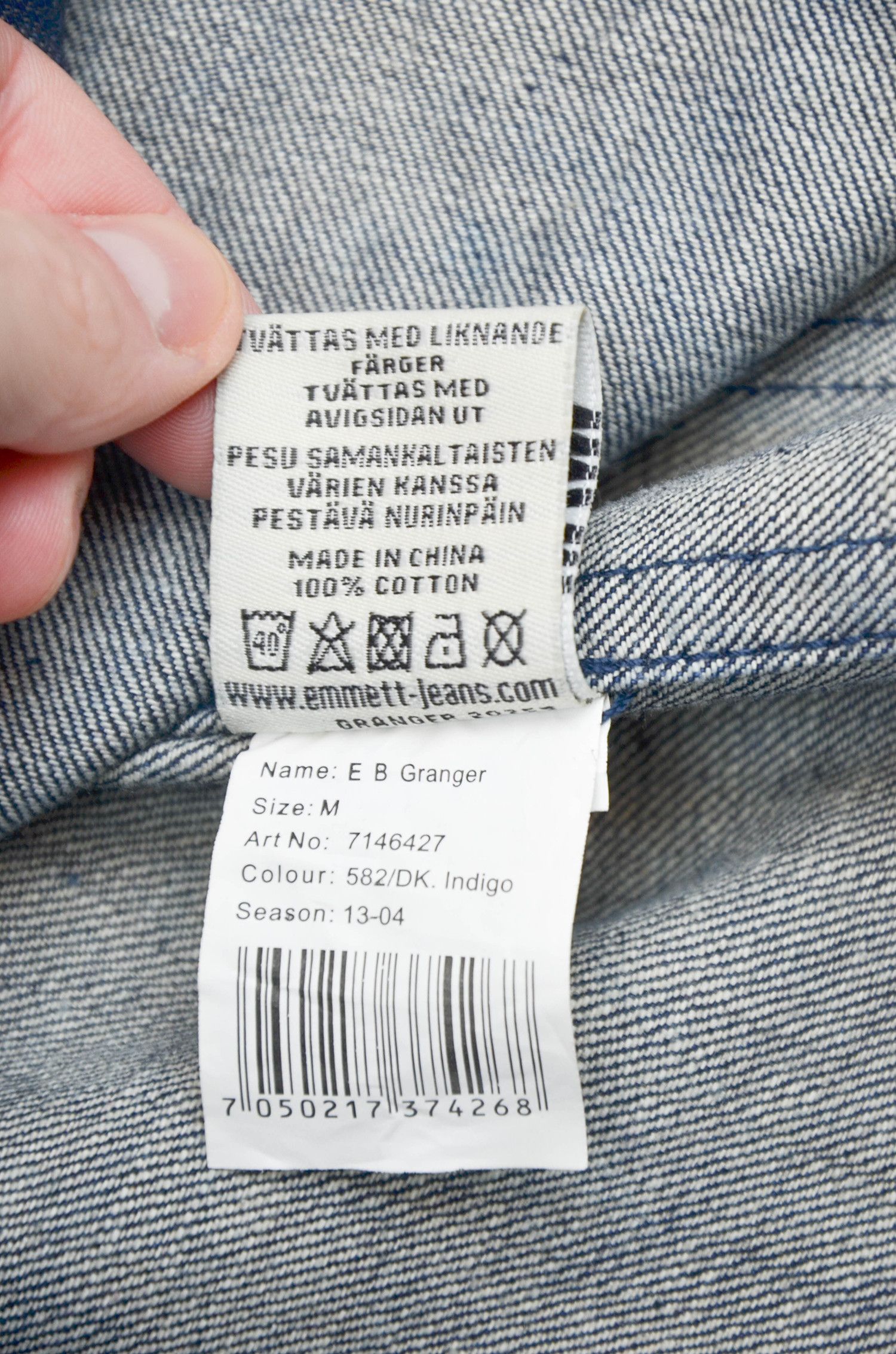Emmett Emmett Granger Indigo Denim Blazer Jacket - Size M Size US M / EU 48-50 / 2 - 13 Thumbnail