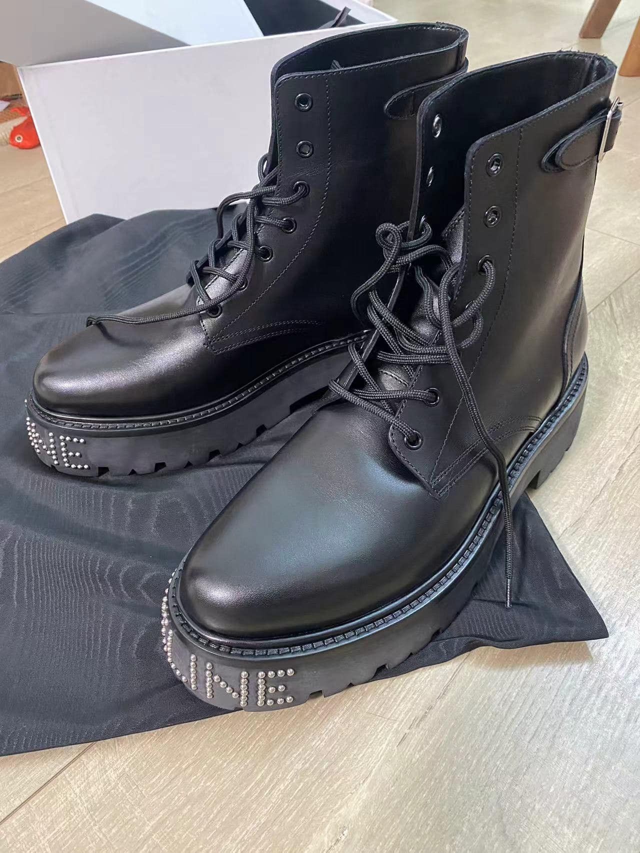Celine Lace up boots Size US 12 / EU 45 - 6 Thumbnail
