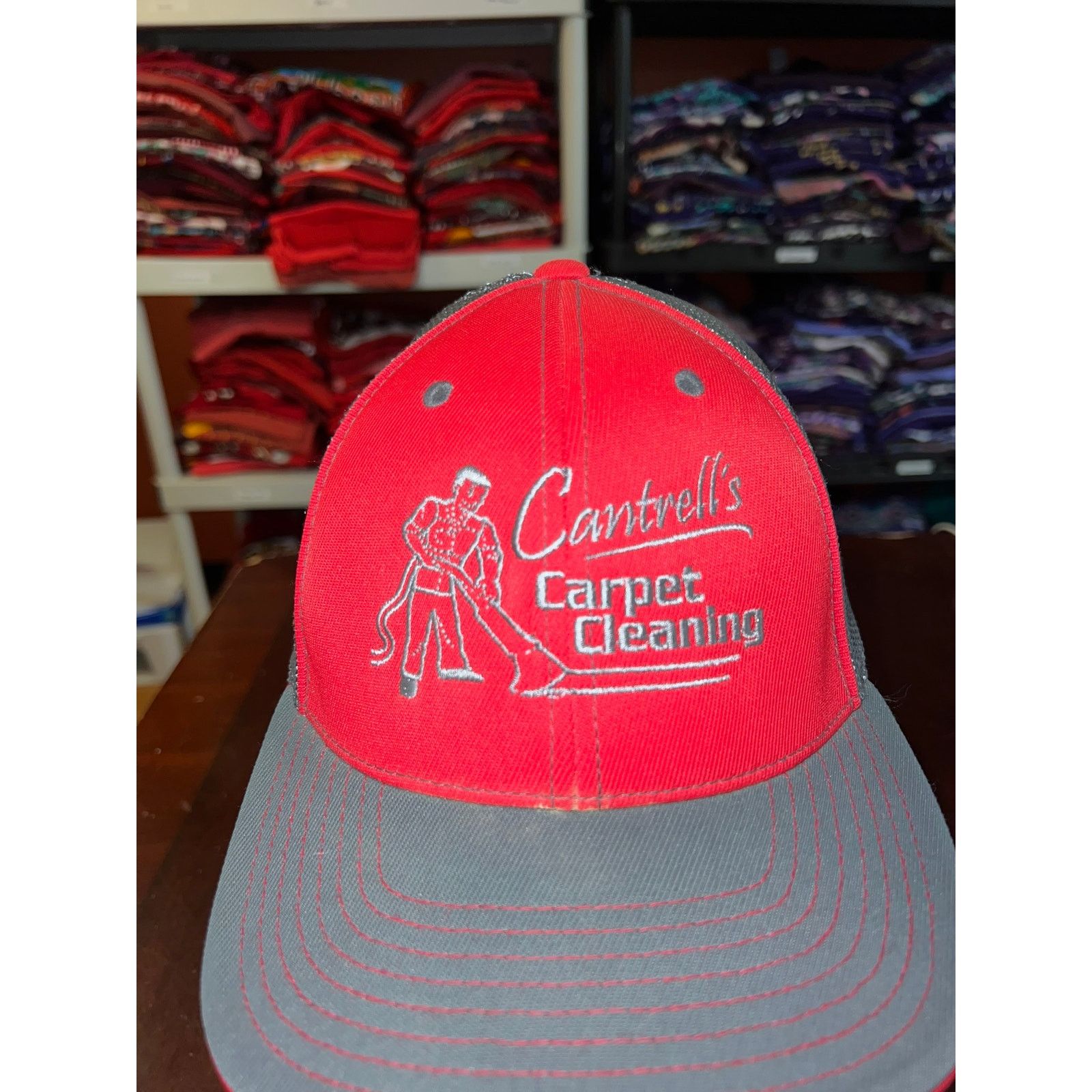 Pacific and Co. Carpet Cleaning Hat Cantrells Cap Headwear Red Size ONE SIZE - 2 Thumbnail