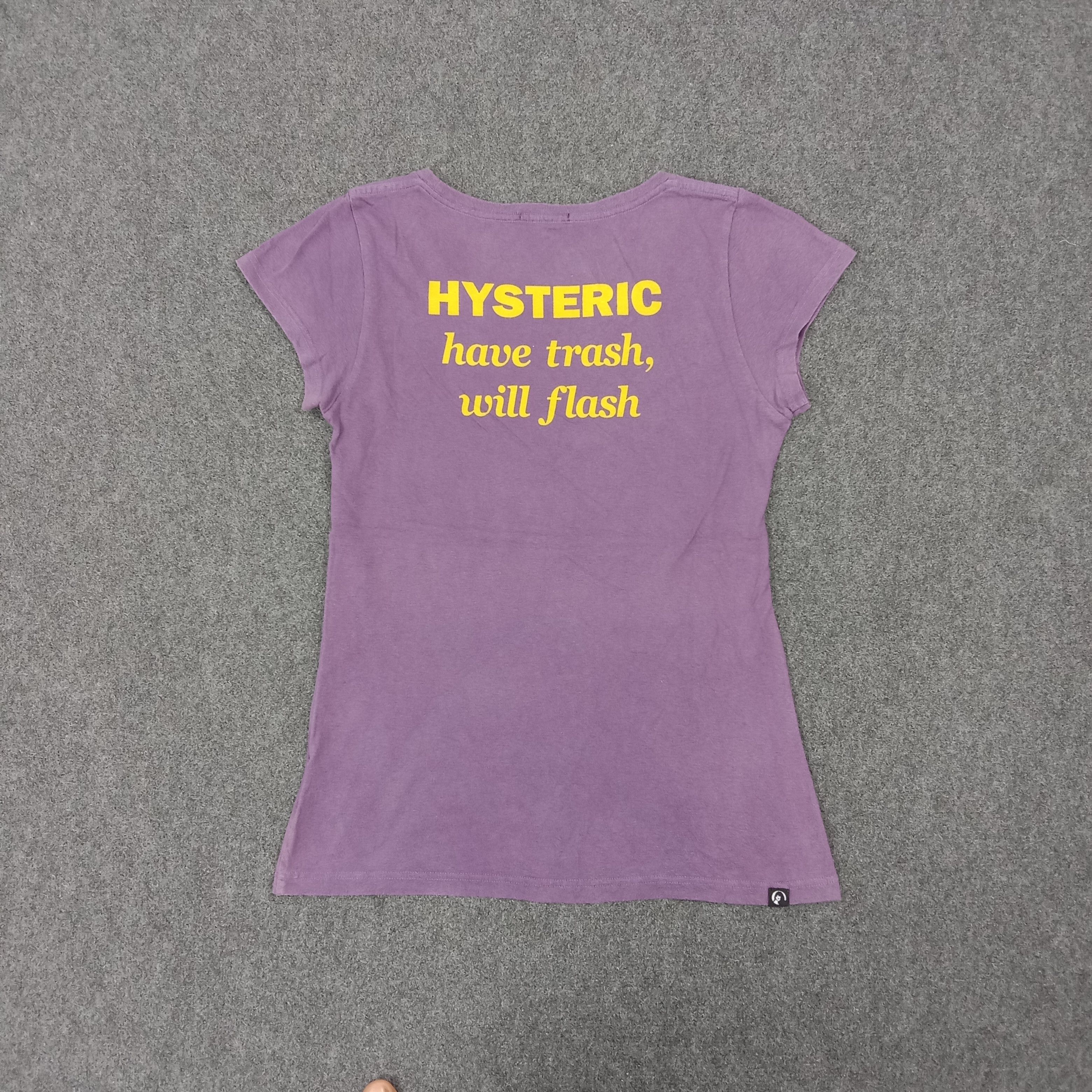 Hysteric Glamour Hysteric Glamour Japanese Brand Naked Tshirt C267N19 Size XS / US 0-2 / IT 36-38 - 4 Thumbnail