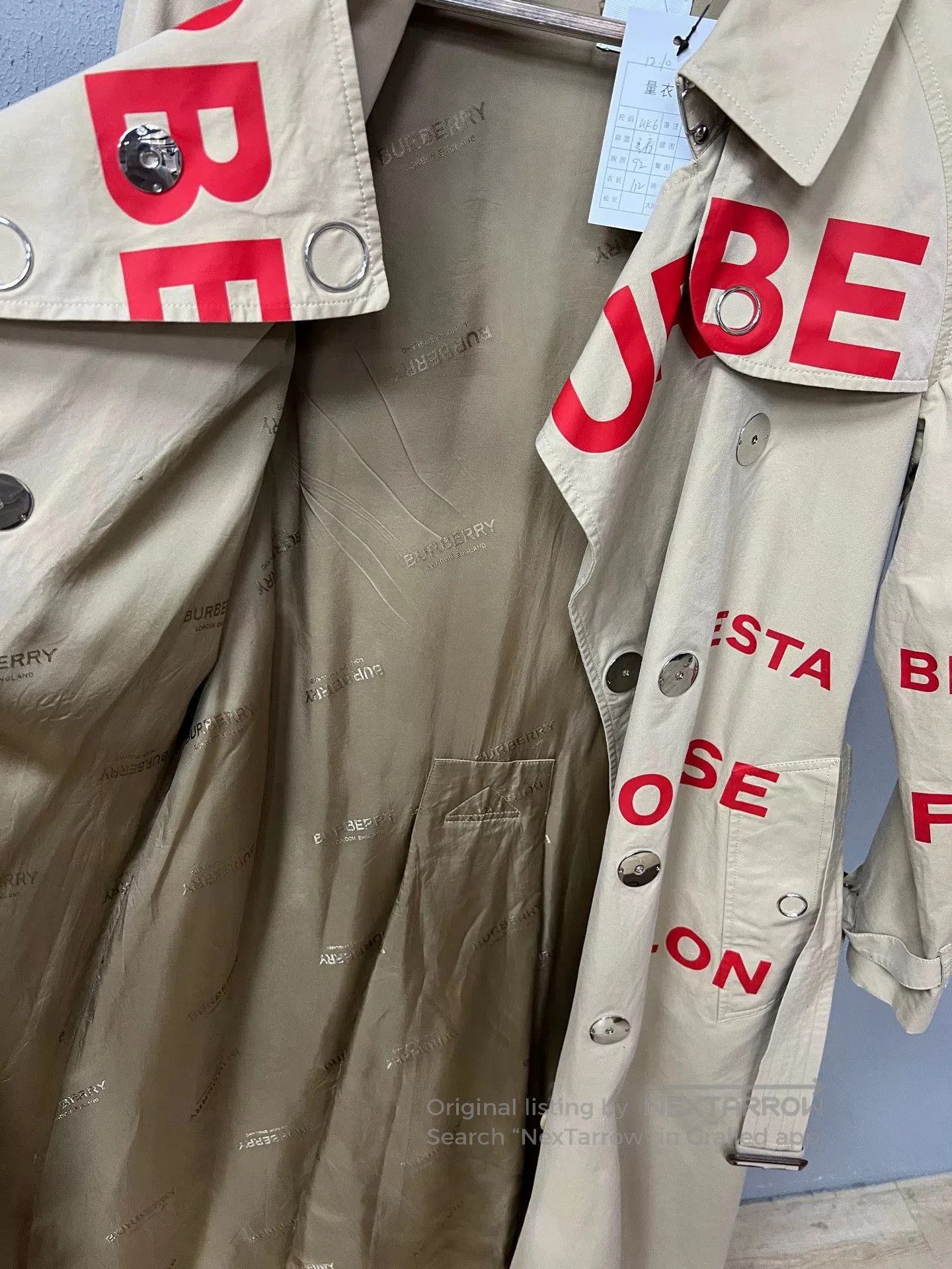 Burberry Burberry Beige Trench Coat Size UK6. Size XS / US 0-2 / IT 36-38 - 4 Thumbnail