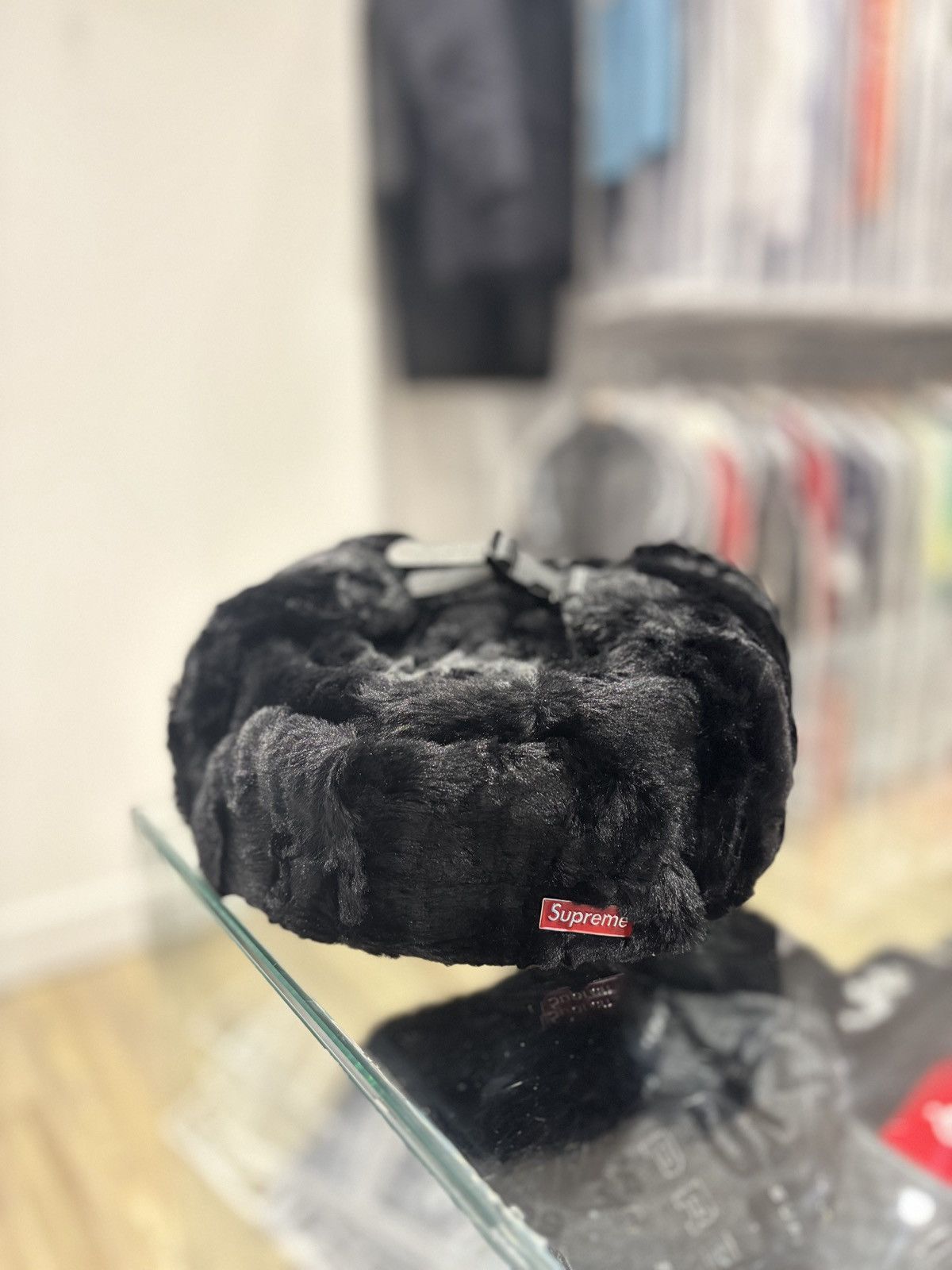 Supreme Supreme Ushanka Hat Black (FW24) Size: M/L Size ONE SIZE - 1 Thumbnail