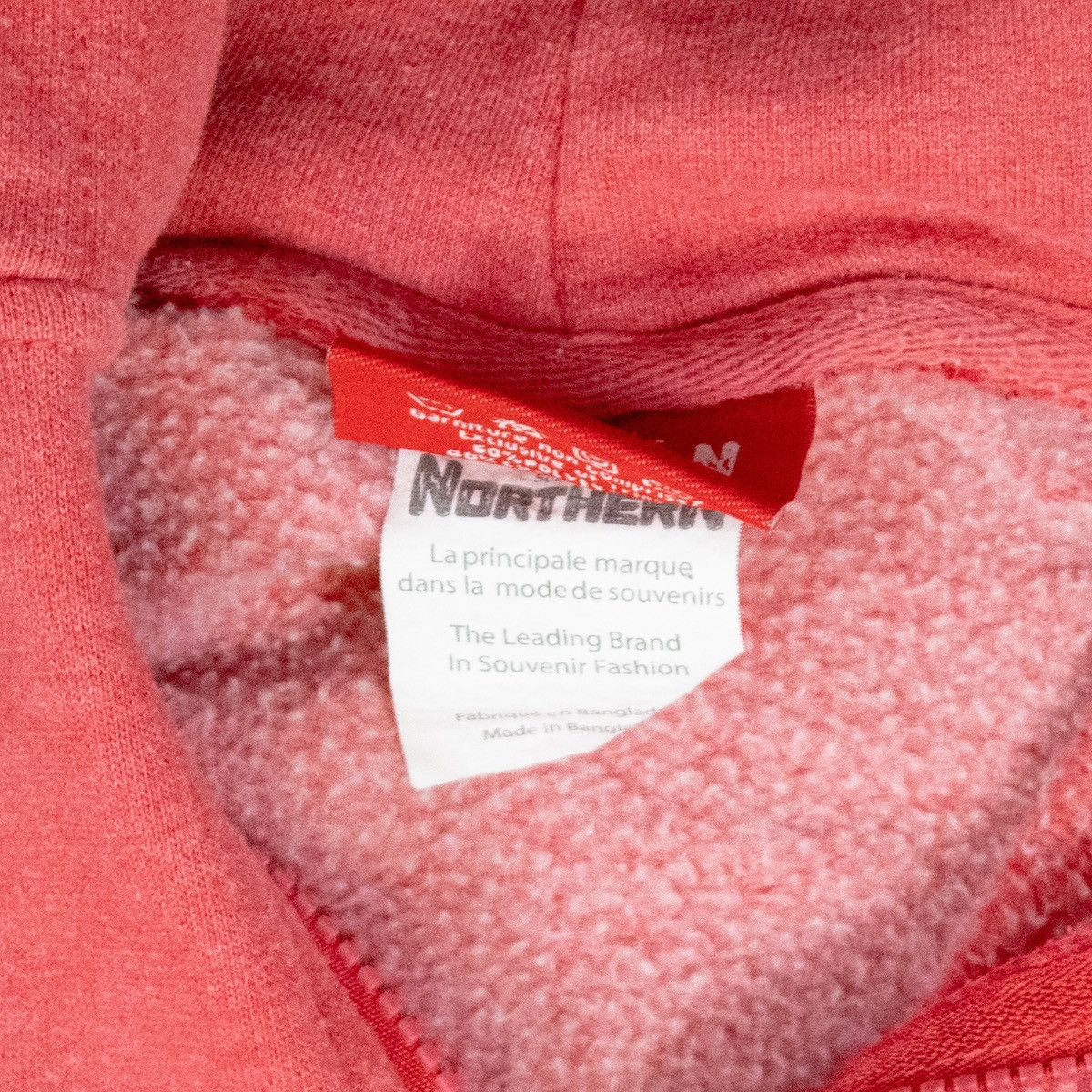 Vintage Y2K 2000's Northern Royal Tyrrell Faded Red Zip Hoodie Size US S / EU 44-46 / 1 - 8 Thumbnail