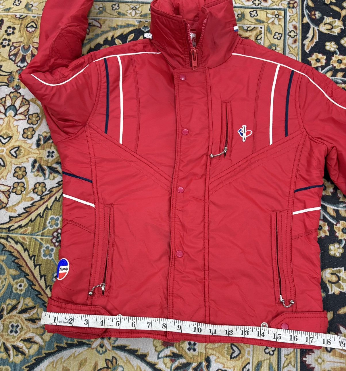 Moncler Fusalp Moncler red lightweight puffer jacket Ski Jacket Size US S / EU 44-46 / 1 - 16 Thumbnail
