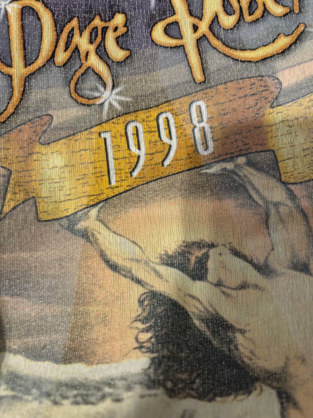 Vintage 1998 Jimmy Page Robert Plant Led Zeppelin Tie Dye Size US L / EU 52-54 / 3 - 4 Thumbnail
