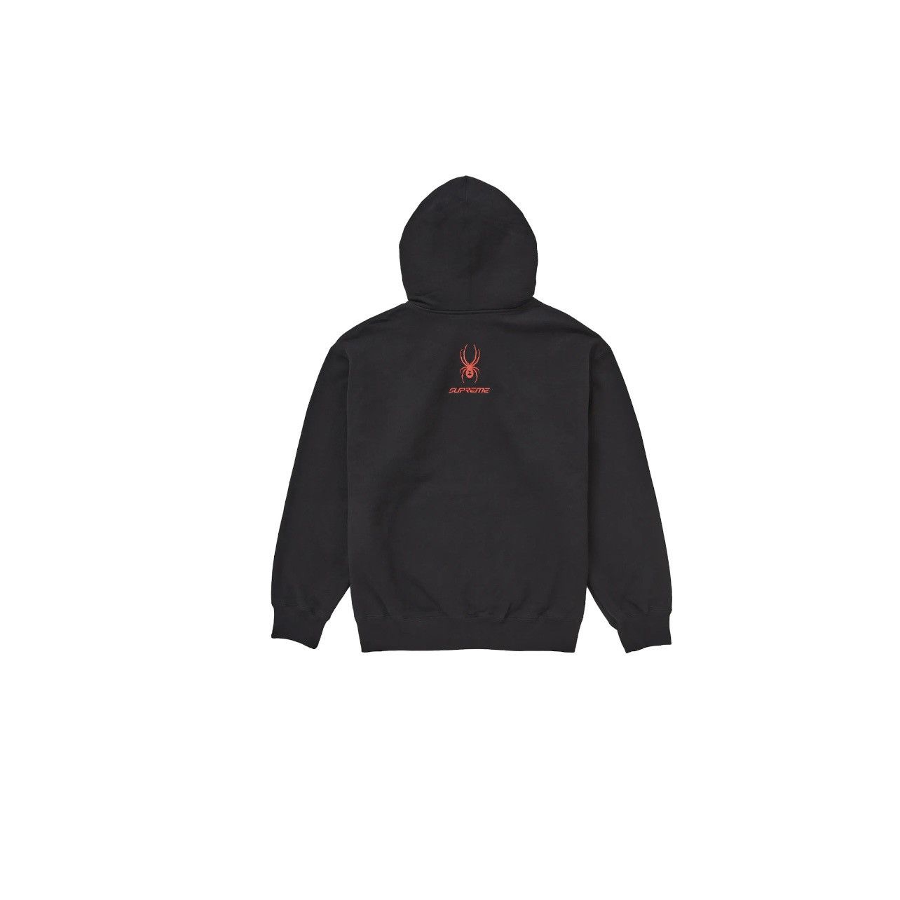 Supreme Spyder Zip Up Hooded Sweatshirt Black Size: XL