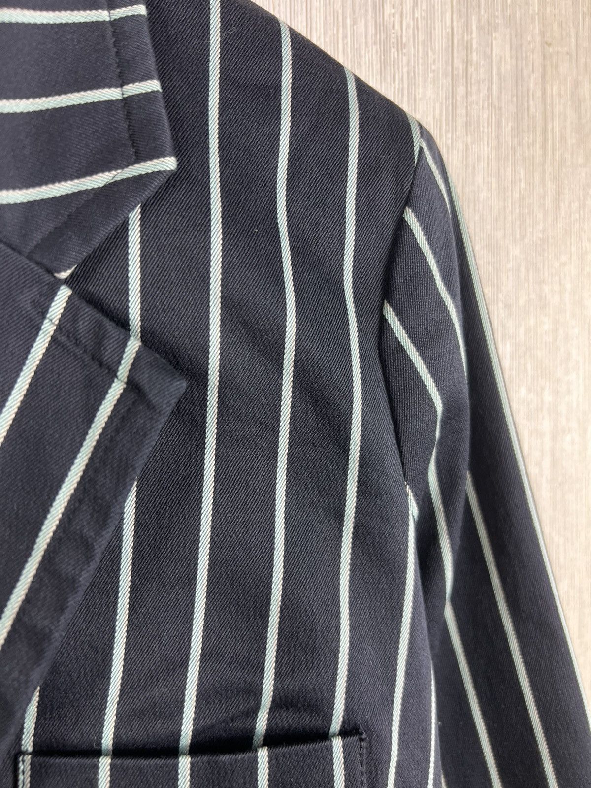 Lacoste Vintage Lacoste archive striped L logo pocket blazer jacket Size S / US 4 / IT 40 - 9 Thumbnail