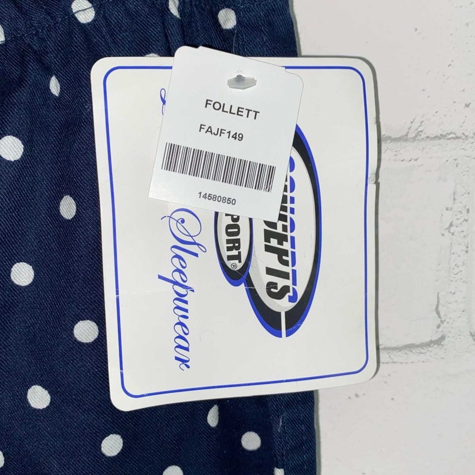 Other New Womens Villanova Dot Flannel PJ Pajama Lounge Pant XL Size 37" - 7 Thumbnail