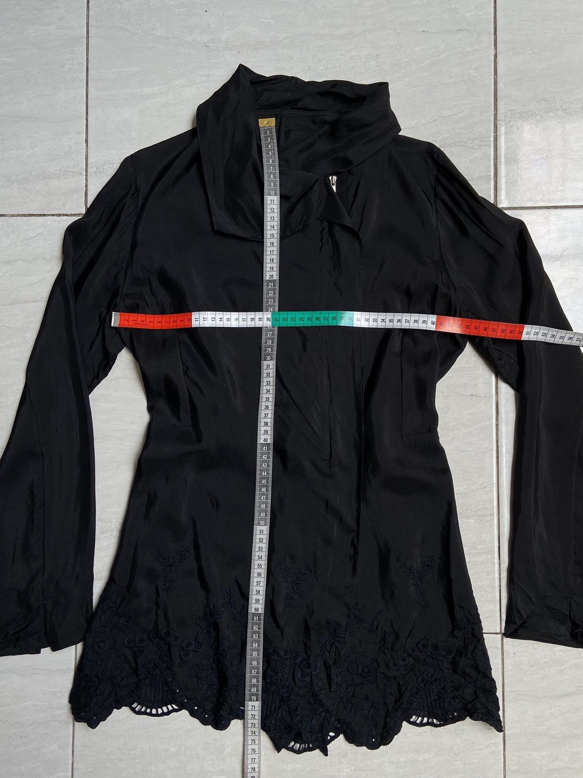 Designer × Japanese Brand BASILE 28 Black Zipper Shirt Size US XS / EU 42 / 0 - 2 Thumbnail