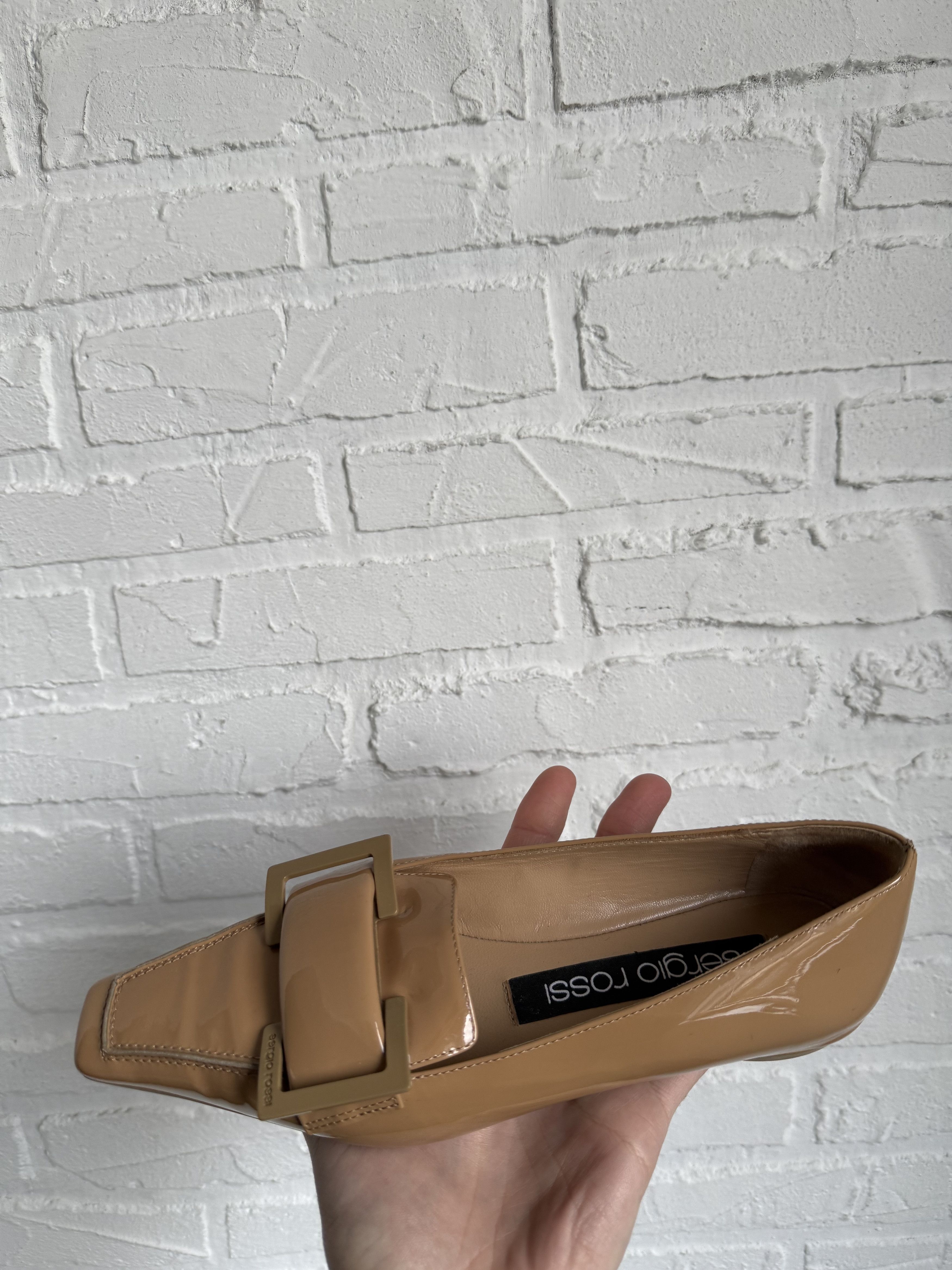 Sergio Rossi Share SERGIO ROSSI Patent Leather Loafers Size US 5.5 / IT 35.5 - 5 Thumbnail