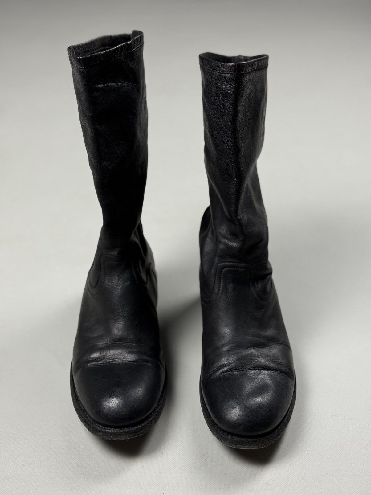 Jean Baptiste Rautureau Jean-Baptiste Rautureau Avant-Garde Leather Boots Shoes Size US 8 / EU 41 - 11 Thumbnail