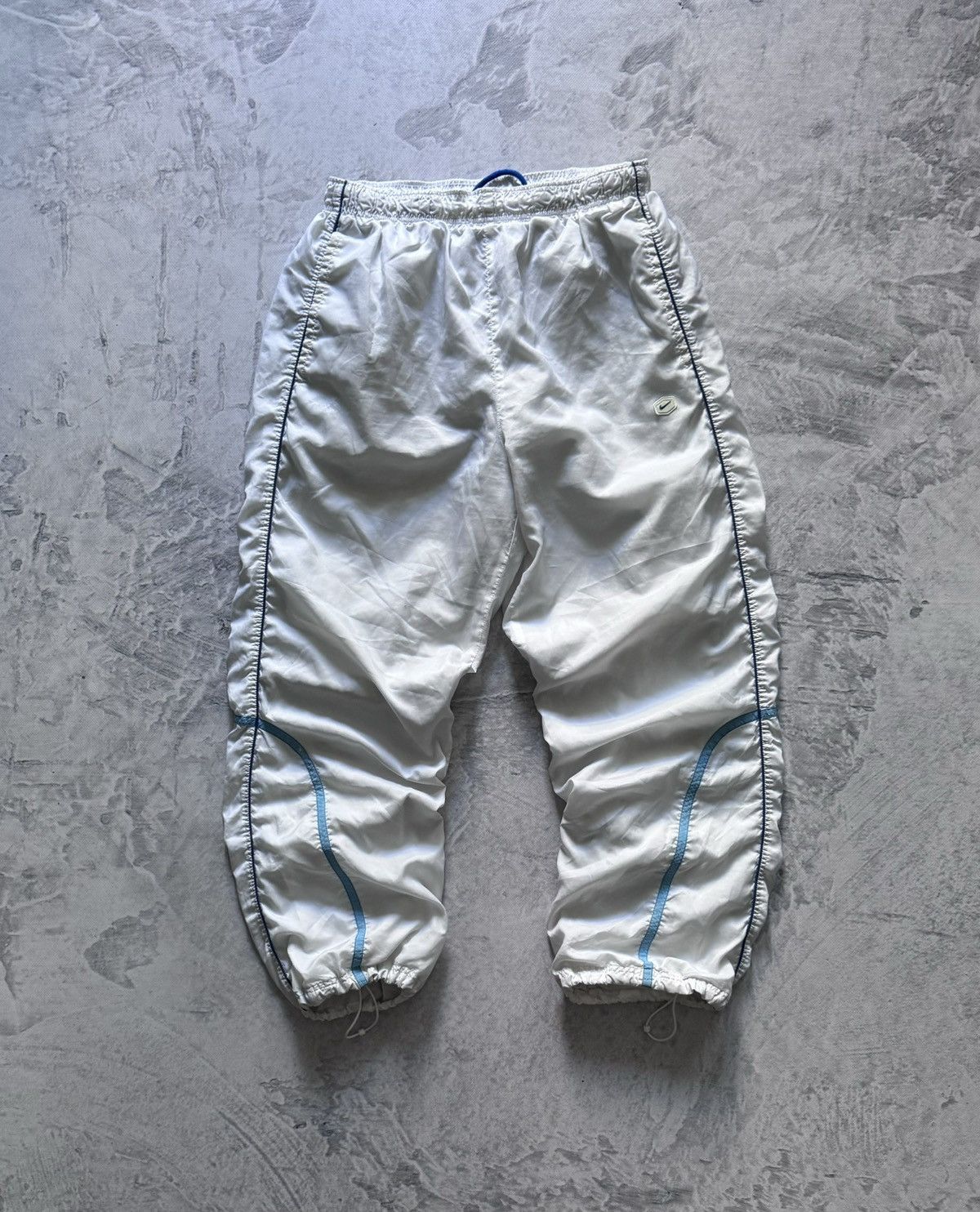 00s Nike Vintage Nylon Joggers Baggy Pants Drill