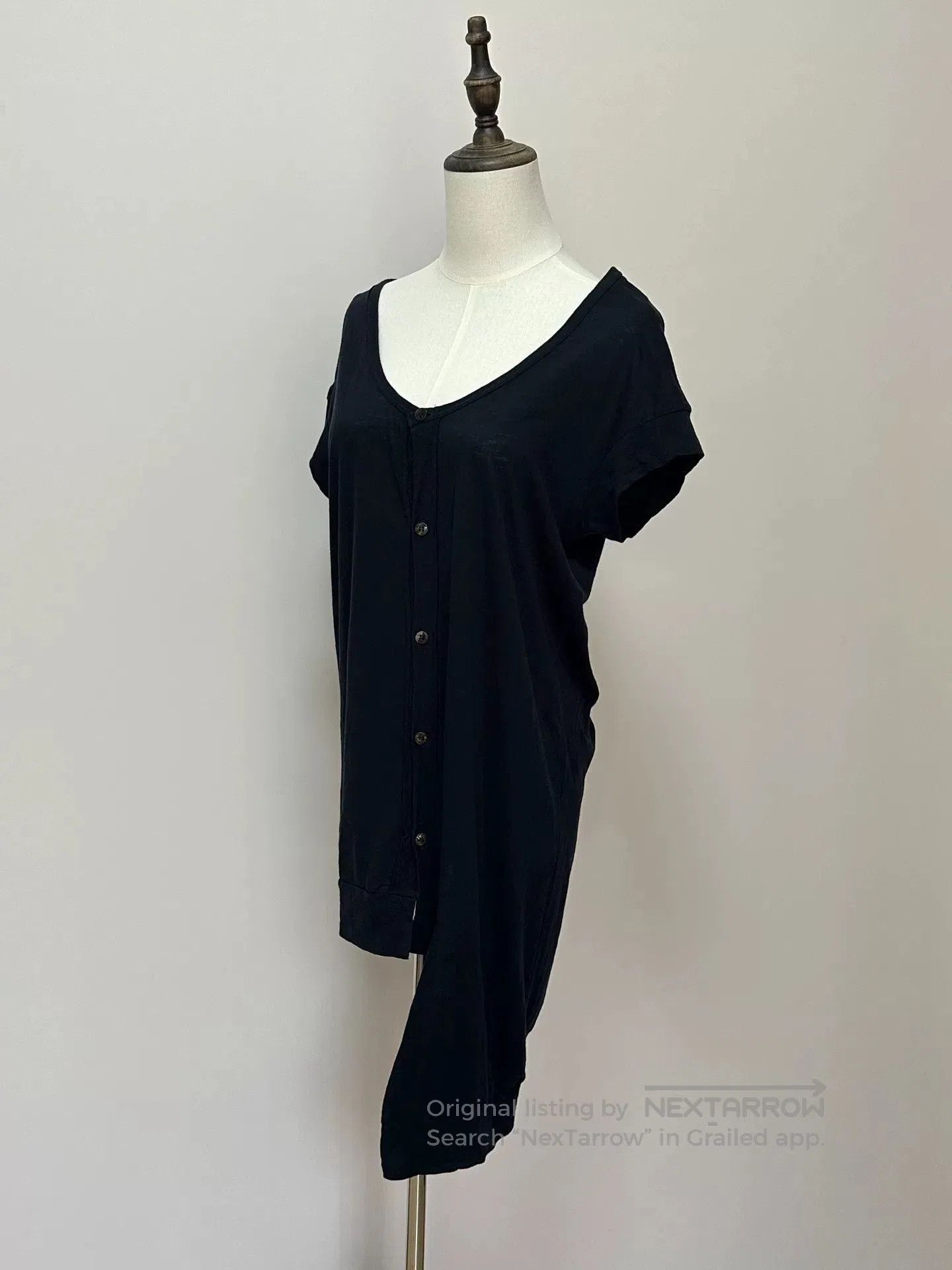 Yohji Yamamoto Yohji Yamamoto Y's Blue Irregular Hem Cardigan. Size M / US 6-8 / IT 42-44 - 4 Thumbnail