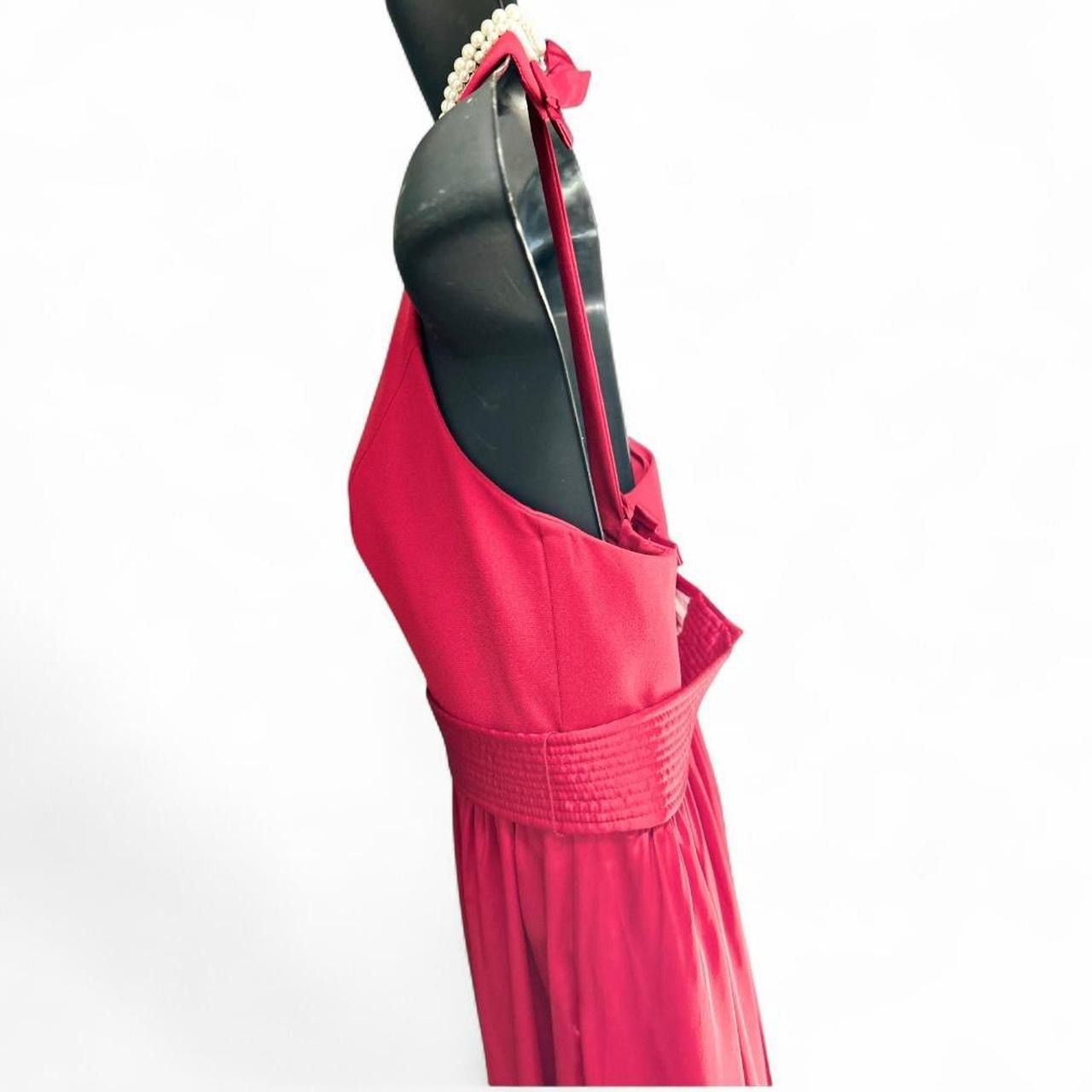 Vera Wang Vera Wang White Label Red silky dress size 4US Vintage Size S / US 4 / IT 40 - 5 Thumbnail