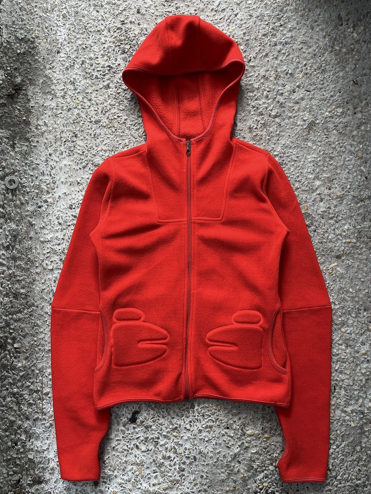 W&LT Archive Fleece 3D Zip Hoodie Size US XS / EU 42 / 0 - 1 Thumbnail