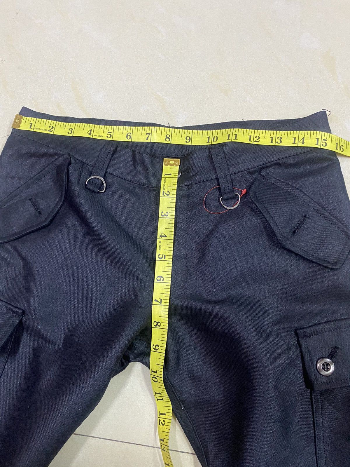 If Six Was Nine × Japanese Brand × Yasuyuki Ishii Japanese Brand Ichi Miri Waxed Cargo Pants Size US 31 - 11 Thumbnail