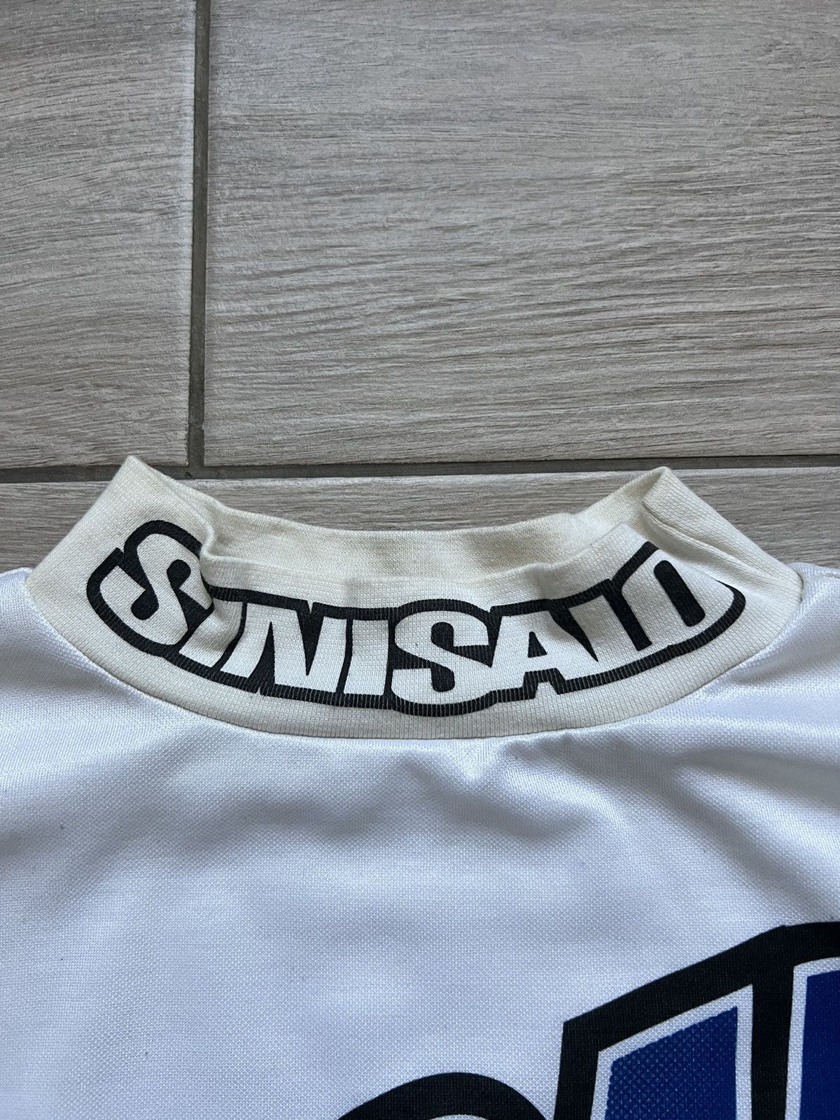 Other 1989 Vintage Sinisalo Worldwide Racing Motocross Jersey Size US XL / EU 56 / 4 - 15 Thumbnail