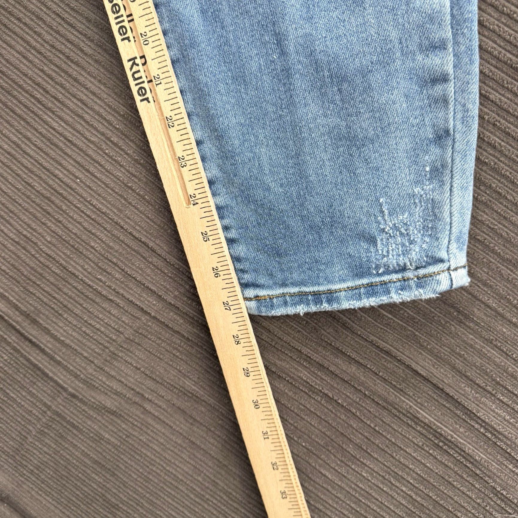 Vintage Judy Blue Jeans Women 28 Blue Cotton Denim High Rise Boyfriend Fit Comfort Stretch Regular Inseam 27 Size 28" / US 6 / IT 42 - 7 Thumbnail