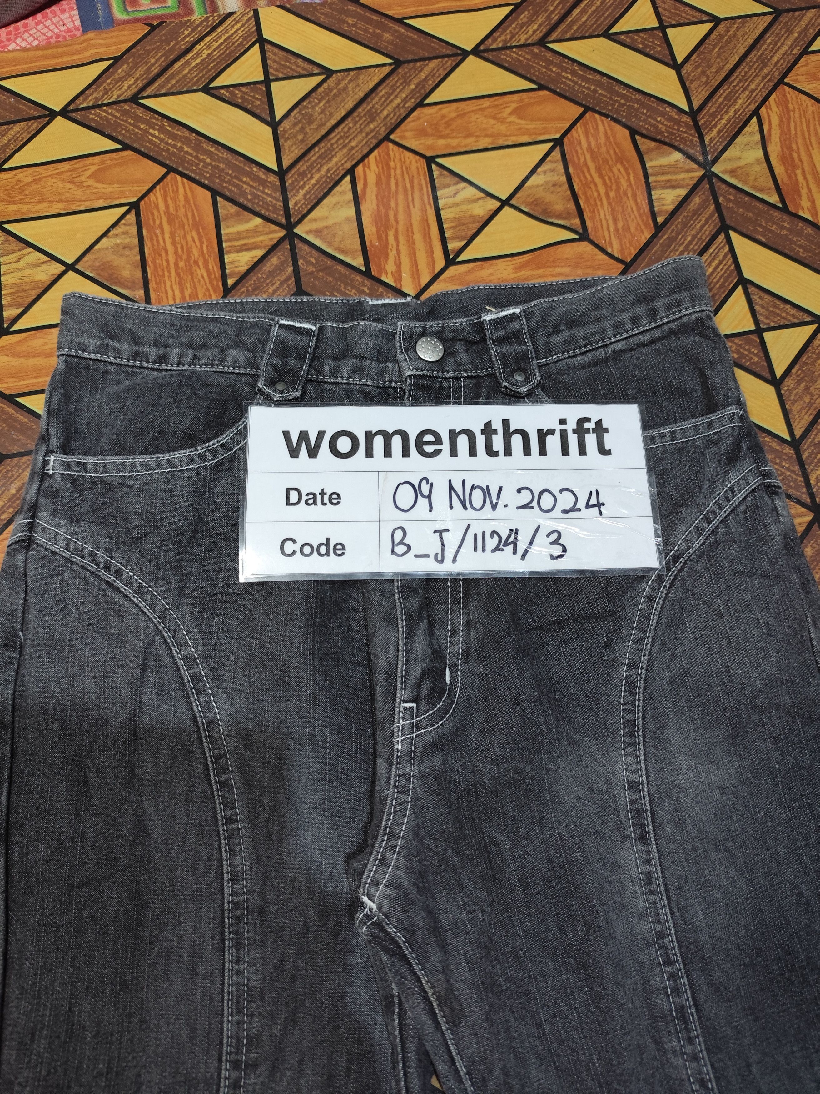 Japanese Brand Vintage Japanese Flare Bondage Pant - B_J/1124/3 Size 22" - 17 Thumbnail
