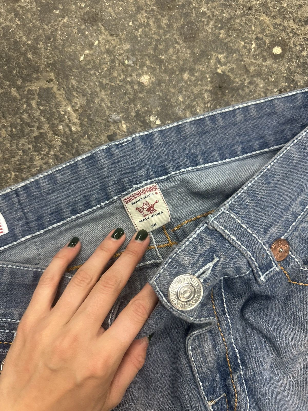 True Religion Y2k true religion baggy jeans Size US 34 / EU 50 - 6 Thumbnail