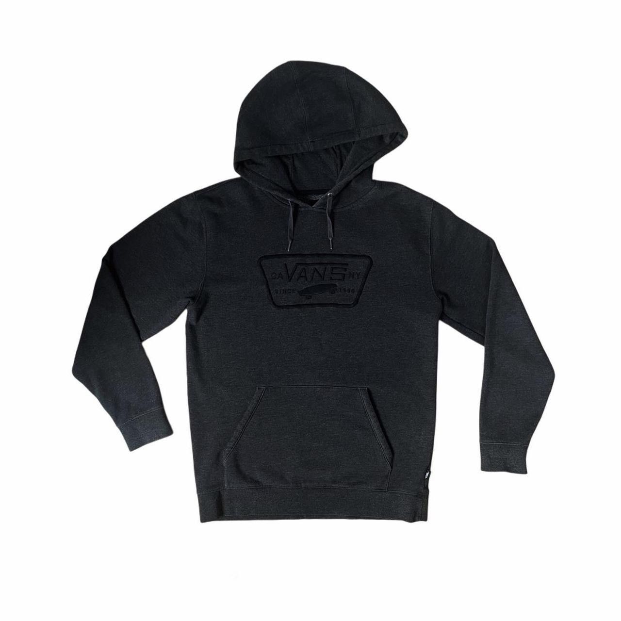 Vans dark grey mens vans hoodie Grailed