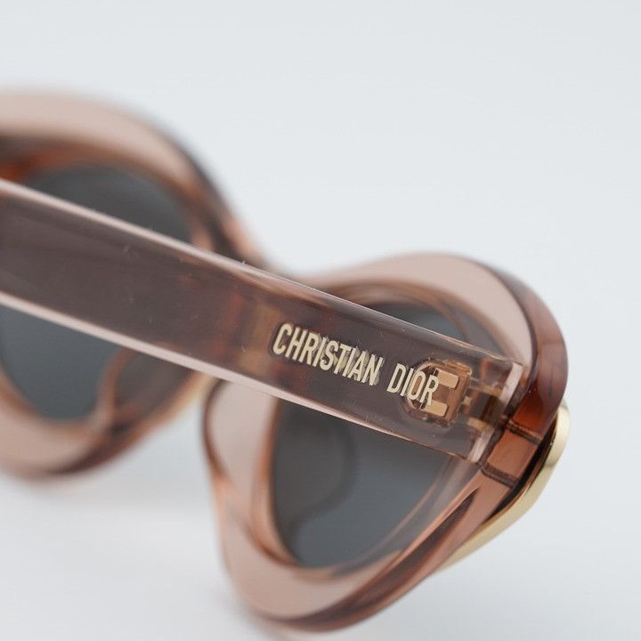 Dior Dior DIORMETEOR B1I 40A0 Sunglasses Matte Pink Cat Eye Frame Size ONE SIZE - 7 Thumbnail