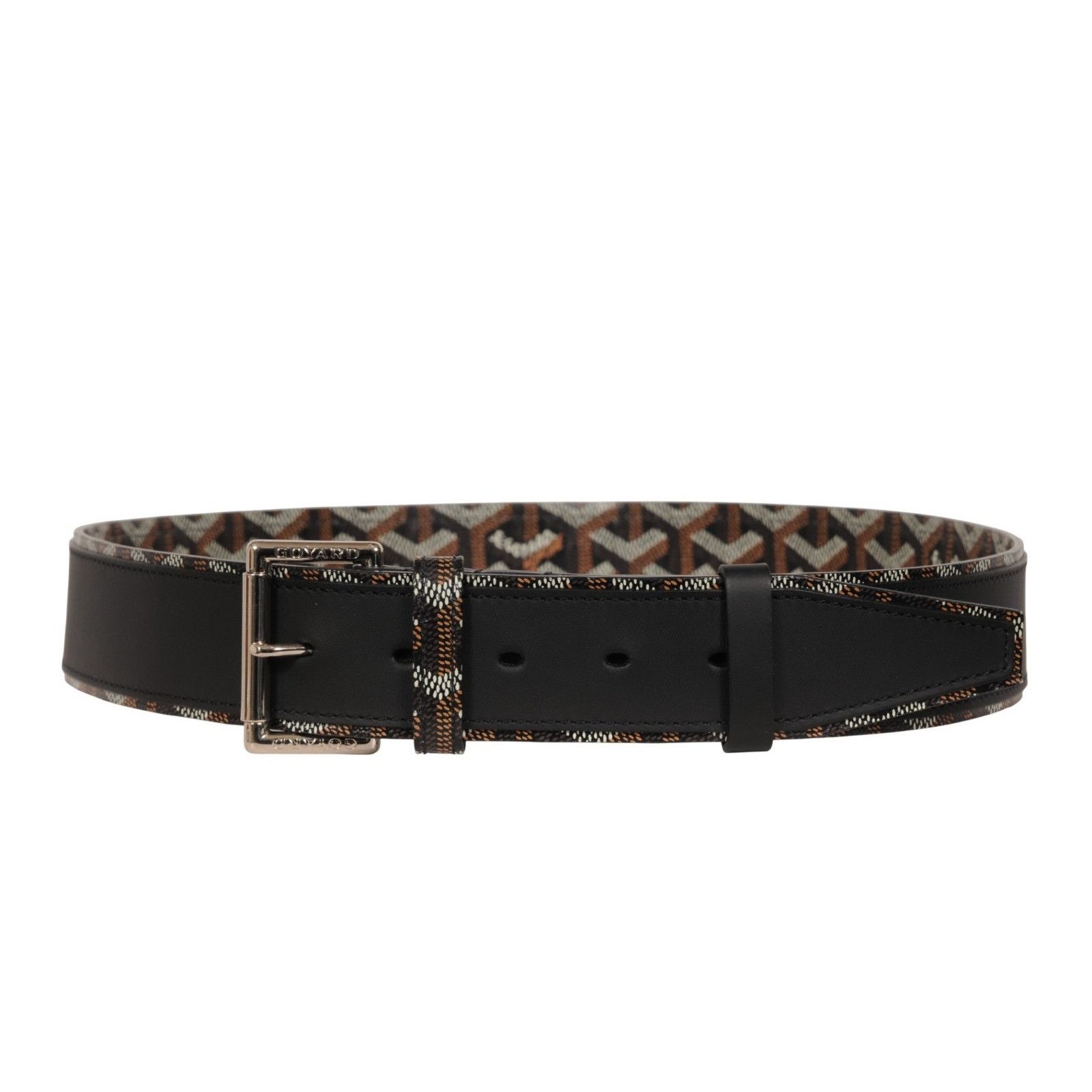 Goyard Florida II Belt 90 29 30 31 Black Brown Goyardine Canvas Size ONE SIZE - 22 Thumbnail