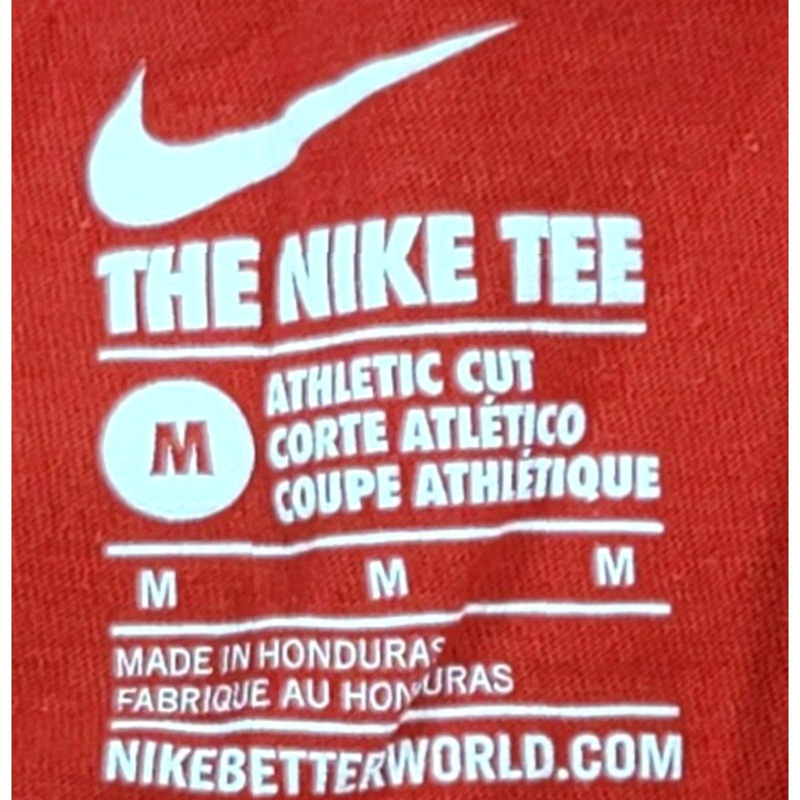 Nike Nike Tee Shirt Basketball Just Do It Logo Short Sleeve Mens M Black Red Athletic Shirt Size US M / EU 48-50 / 2 - 4 Thumbnail