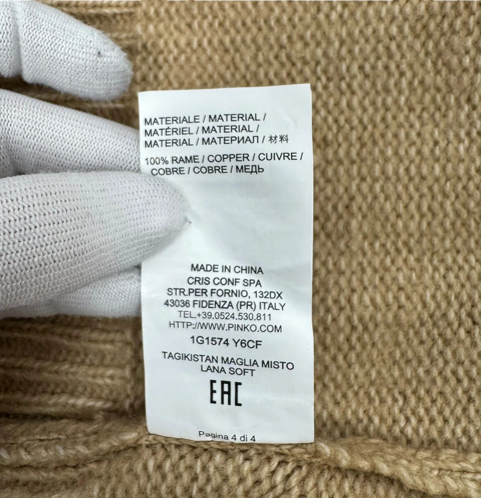 Pinko Pinko Wool Polyamide Sweater With Cut Outs Stylish size L Size L / US 10 / IT 46 - 12 Thumbnail