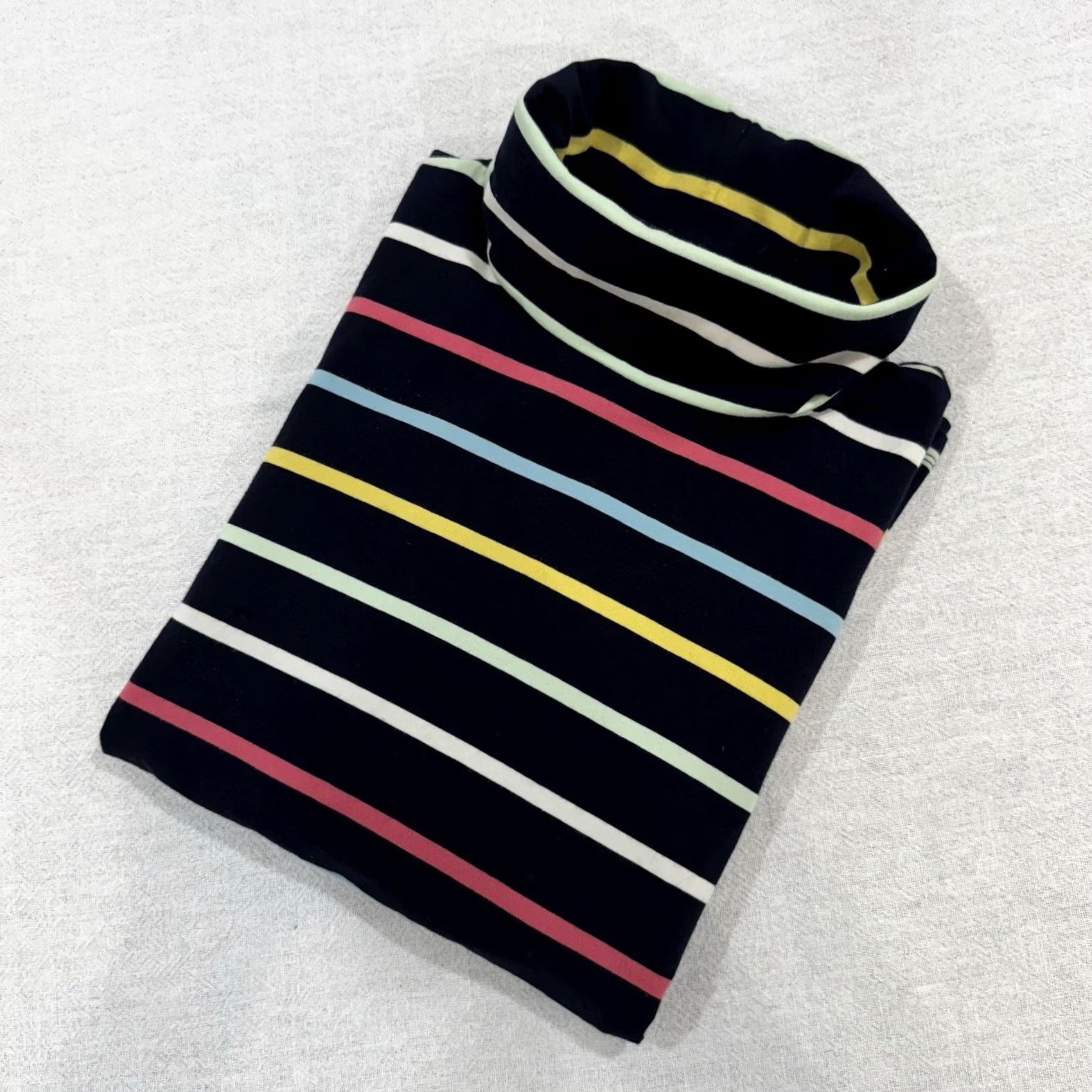 Talbots Talbots Tee Striped Turtleneck Long Sleeves Shirt Women’s Large Stretch Top Size L / US 10 / IT 46 - 5 Thumbnail