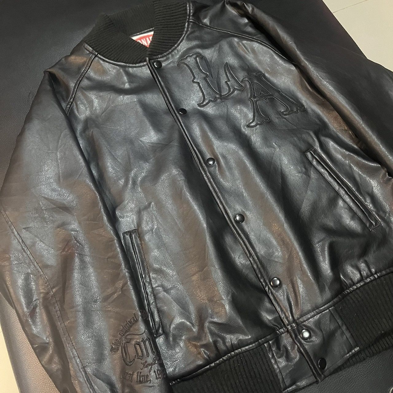 Rap Tees Vintage Conart LA Leather Jacket Size US L / EU 52-54 / 3 - 3 Thumbnail