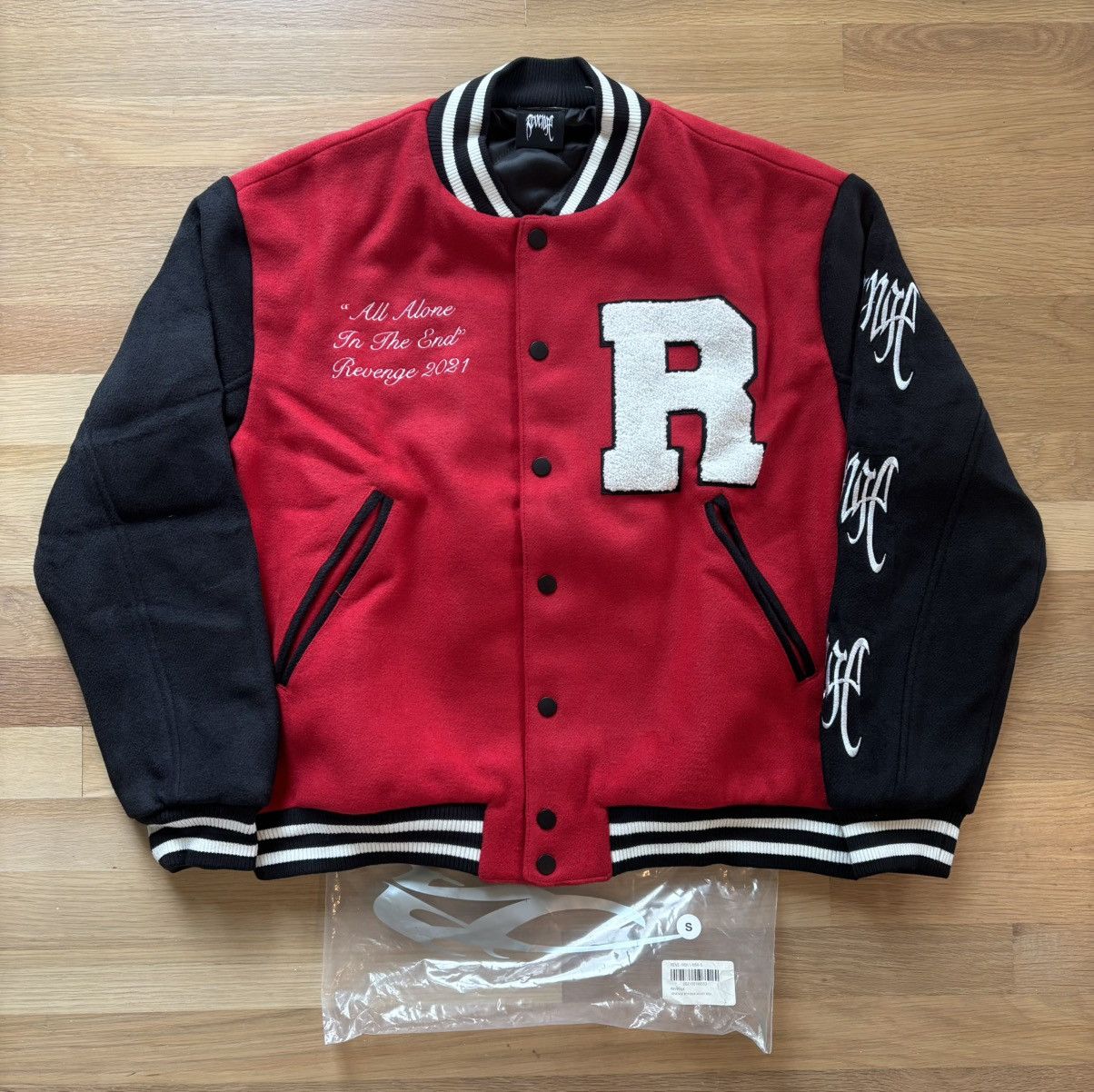Revenge Revenge Red Varsity Skull Jacket Size US S / EU 44-46 / 1 - 3 Thumbnail
