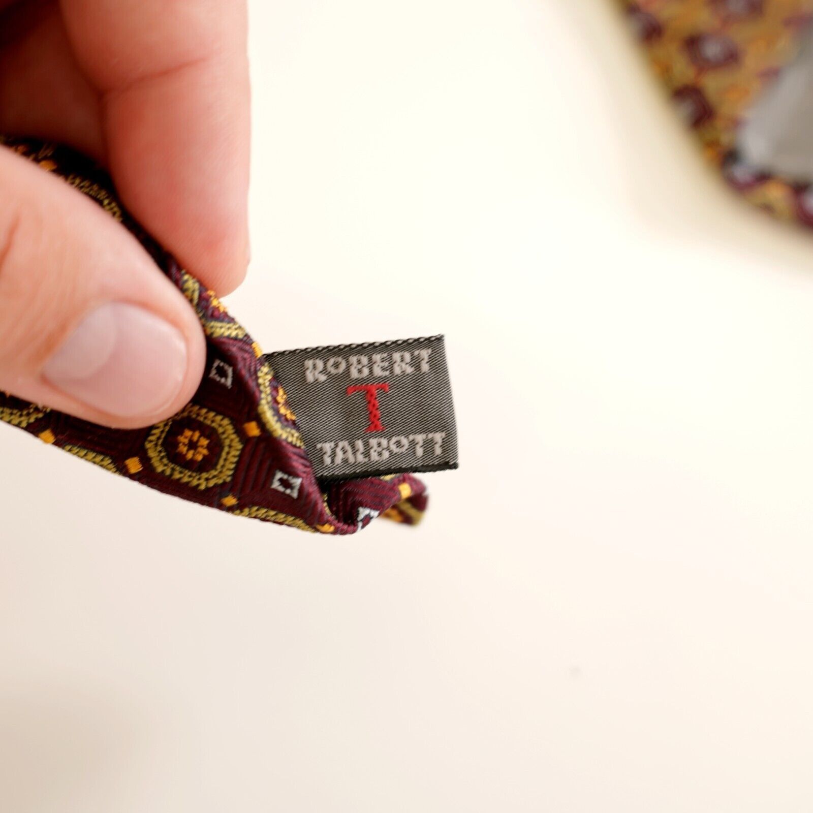 Robert Talbott Robert Talbott Best Of Class Red Green Yellow Geometric Wove Size ONE SIZE - 4 Thumbnail