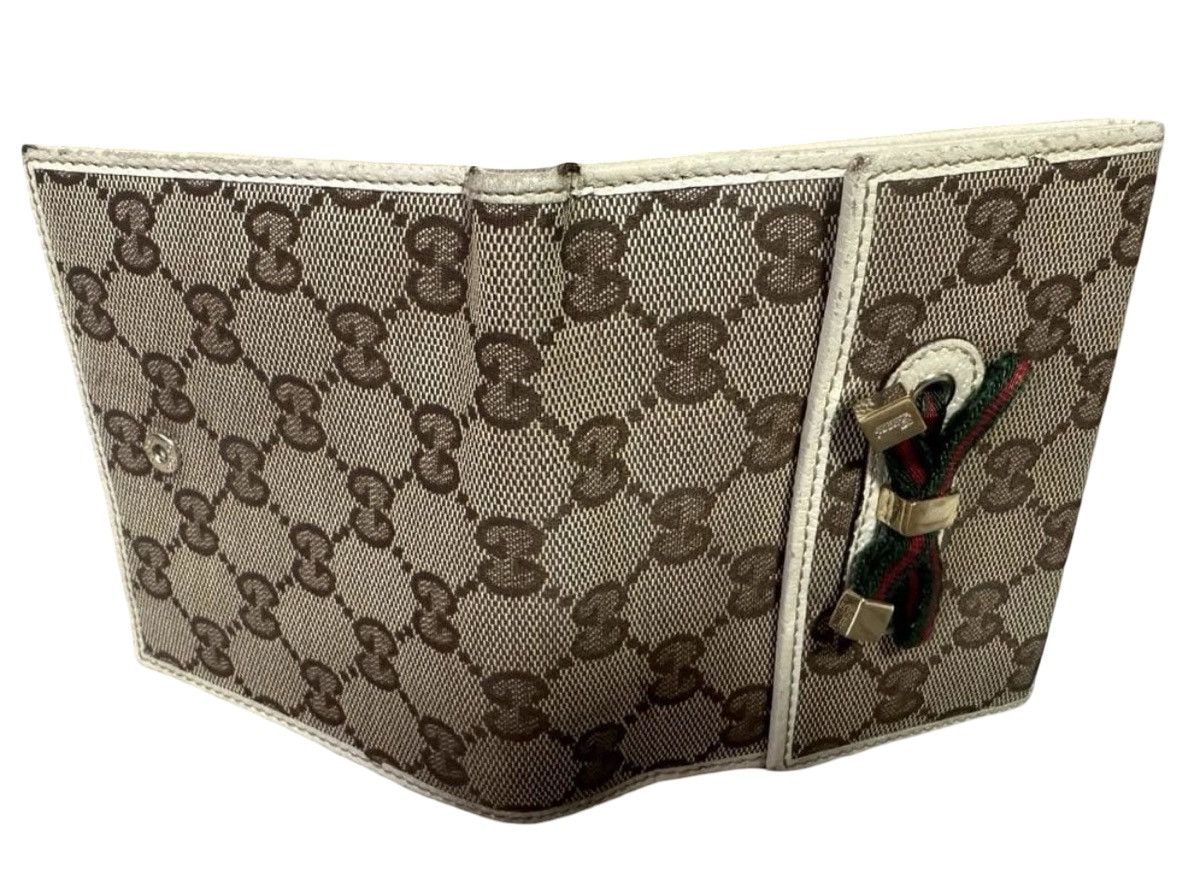 Gucci Gucci Princy GG Canvas Sherry Line Bifold Wallet Size ONE SIZE - 11 Thumbnail