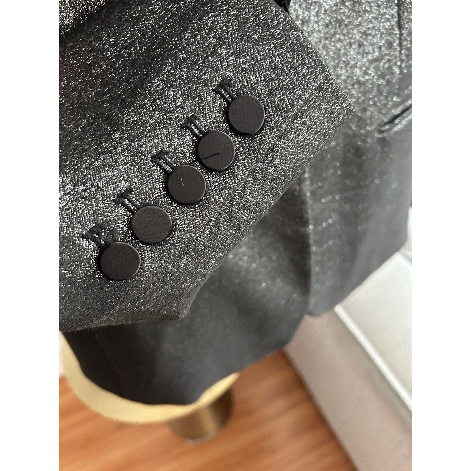 Boston Proper Boston Proper Metallic Shine Black Blaze Size 6 Glam Party Size M / US 6-8 / IT 42-44 - 4 Thumbnail