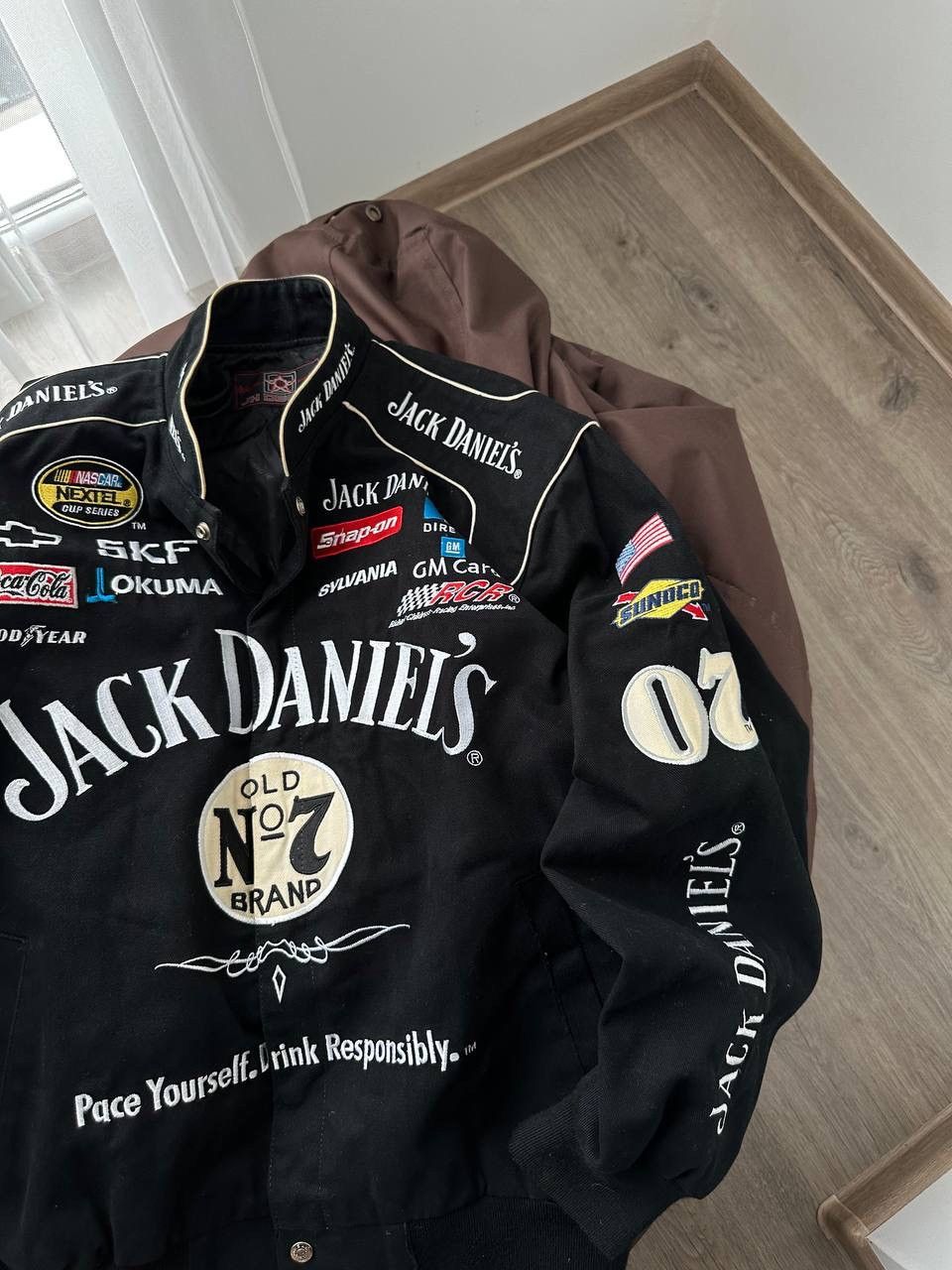 NASCAR × Vintage Vintage Jack Daniel’s NASCAR Racing Denim Black Jacket Size US M / EU 48-50 / 2 - 15 Thumbnail