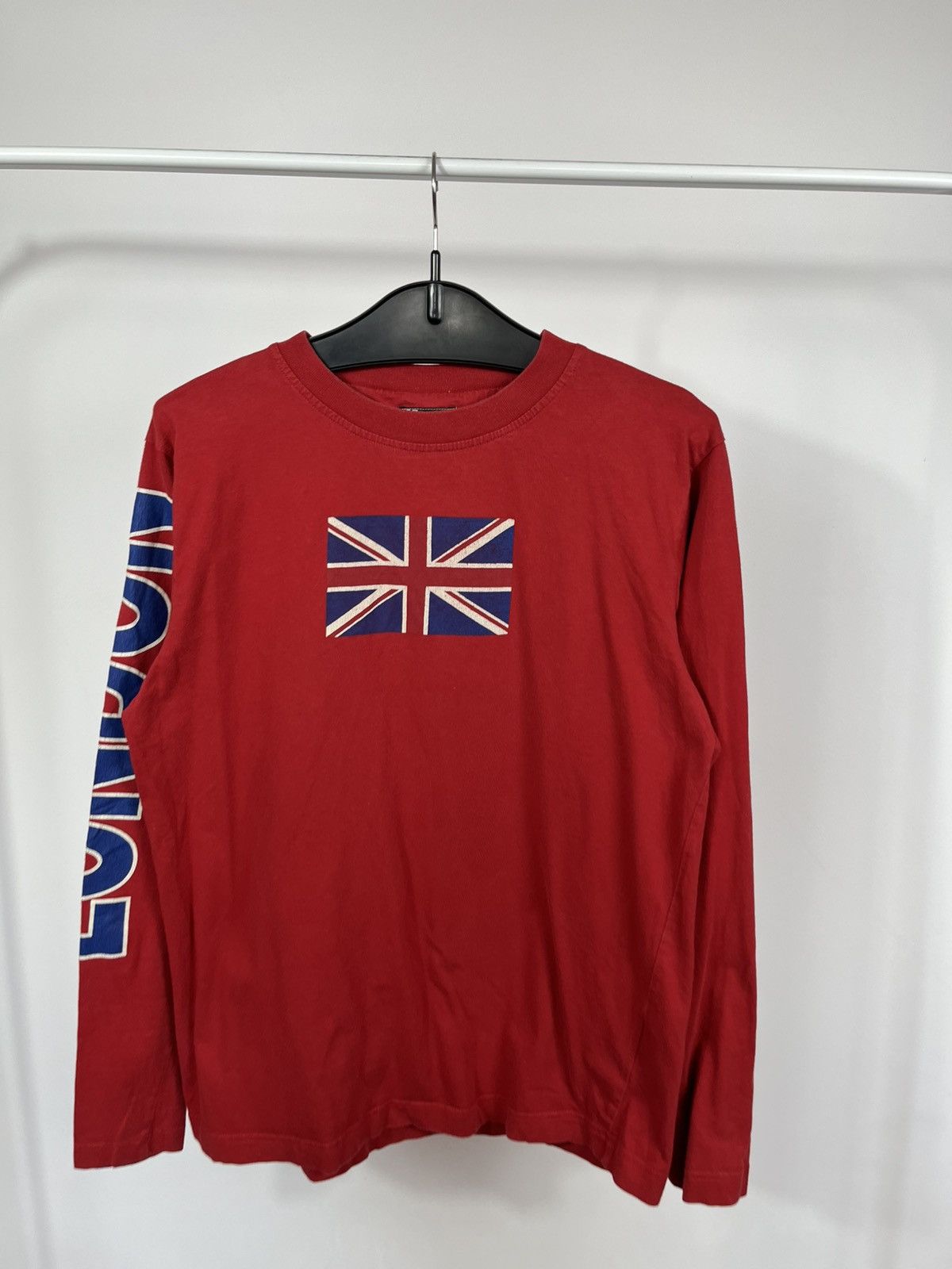 Kappa Kappa London Union Jack Flag Red Long Sleeve T Shirt UK Size US M / EU 48-50 / 2 - 2 Thumbnail