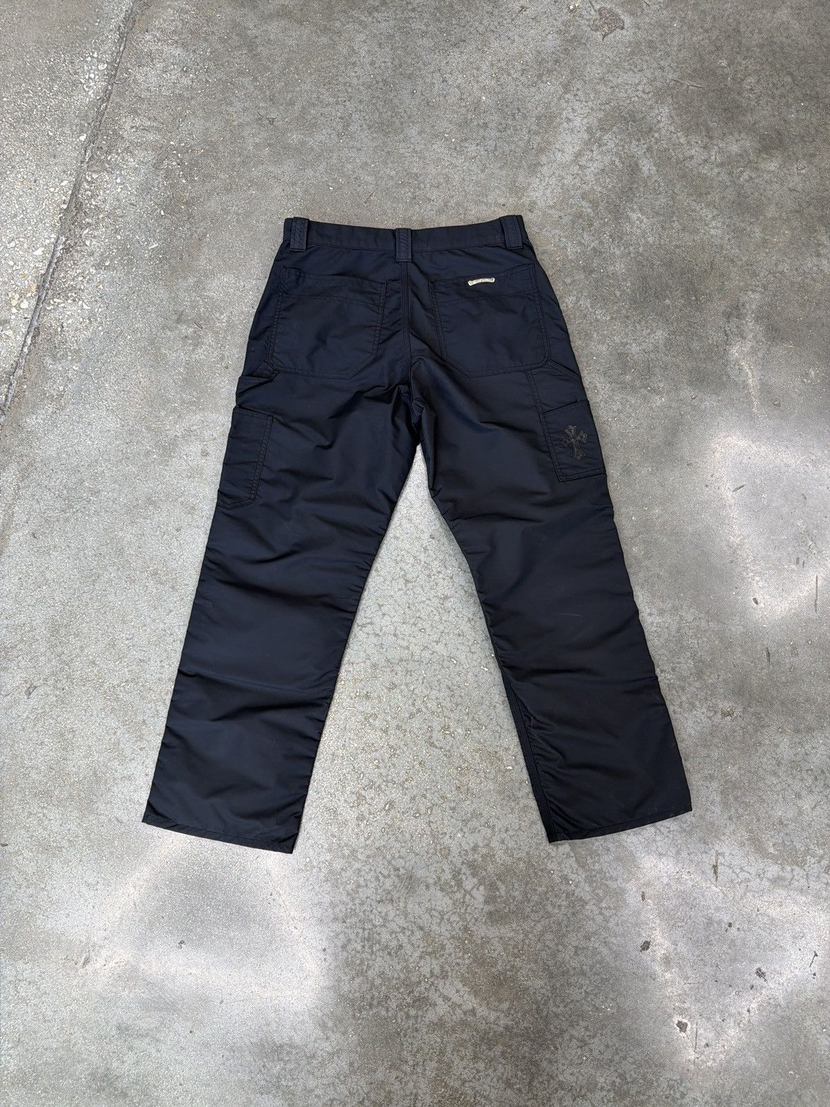 Chrome Hearts Chrome Hearts Nylon + Leather Double knee Pants SZ 32 Size US 32 / EU 48 - 2 Thumbnail