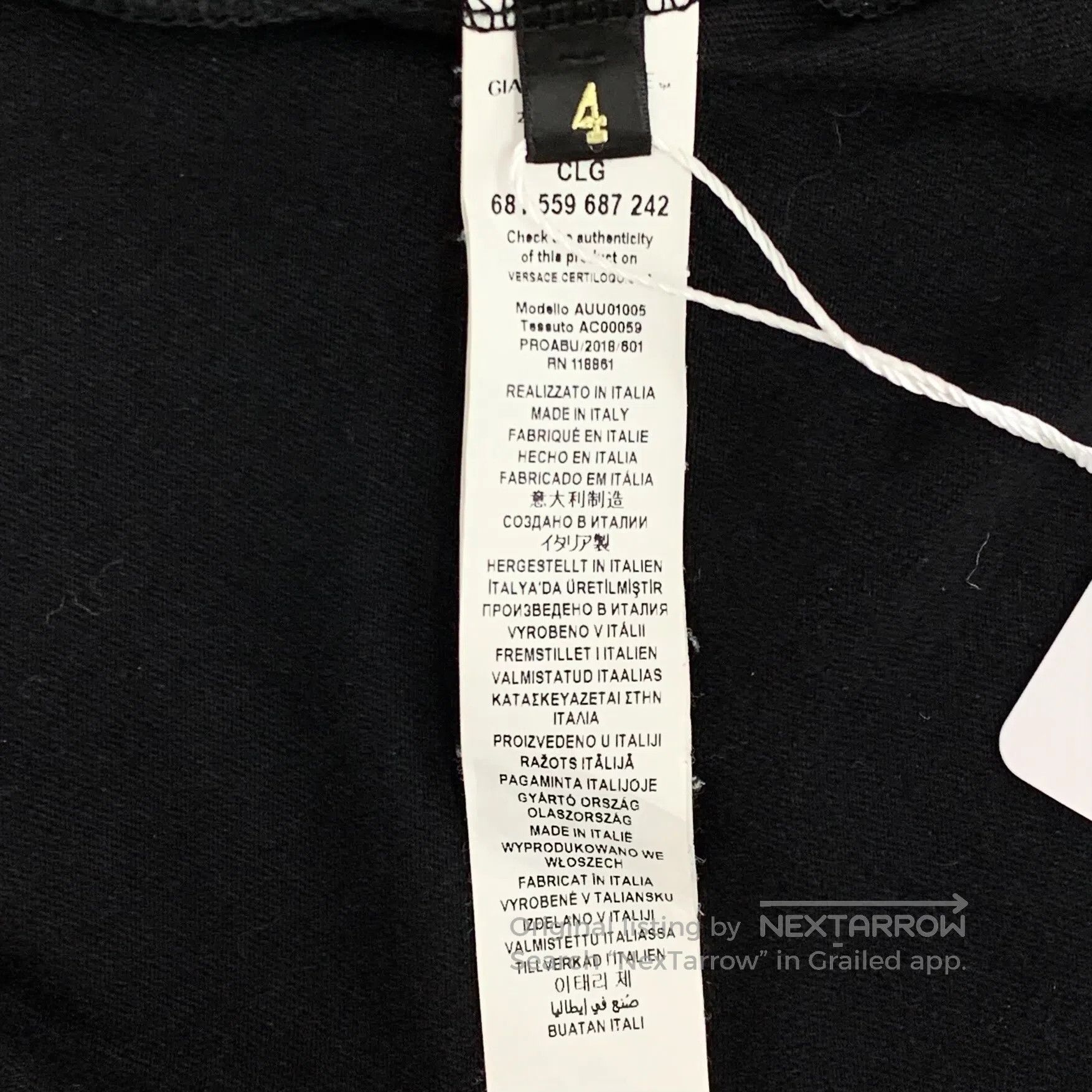 Dolce & Gabbana Dolce Gabbana Black Medusa Head Printed Cotton Round Neck Size US L / EU 52-54 / 3 - 6 Thumbnail
