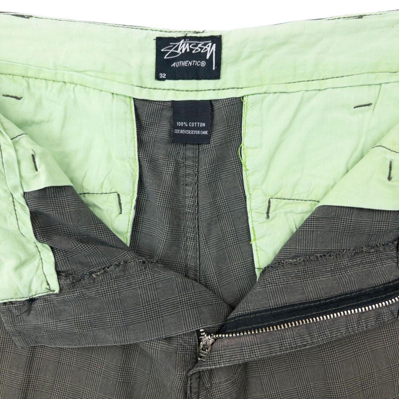 Stussy Vintage 2000s Stussy Checkered Shorts Size W34 Size US 32 / EU 48 - 3 Thumbnail