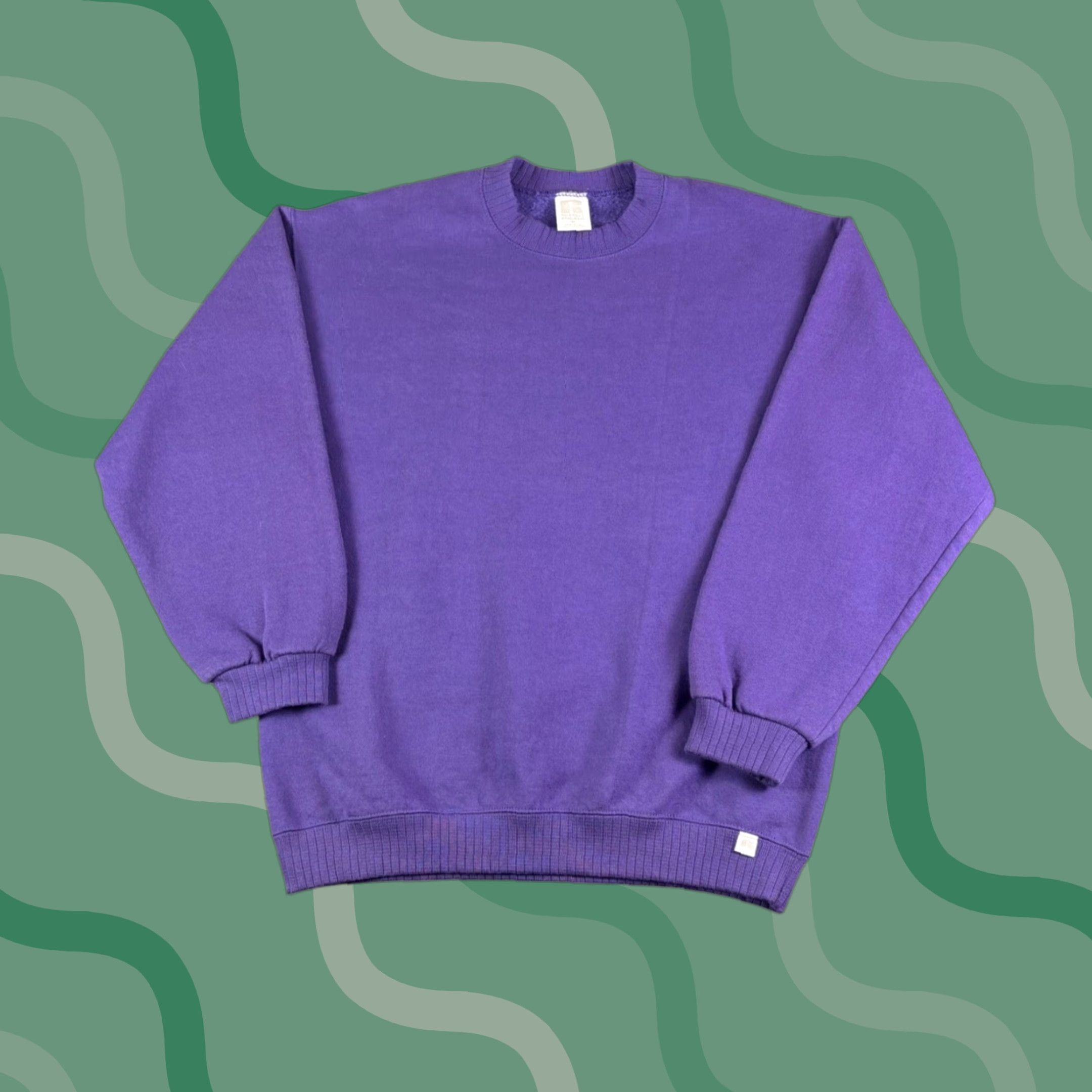 Russell Athletic VINTAGE Russell Athletic Purple Crewneck Sweatshirt Womens M 90s USA Size M / US 6-8 / IT 42-44 - 1 Thumbnail